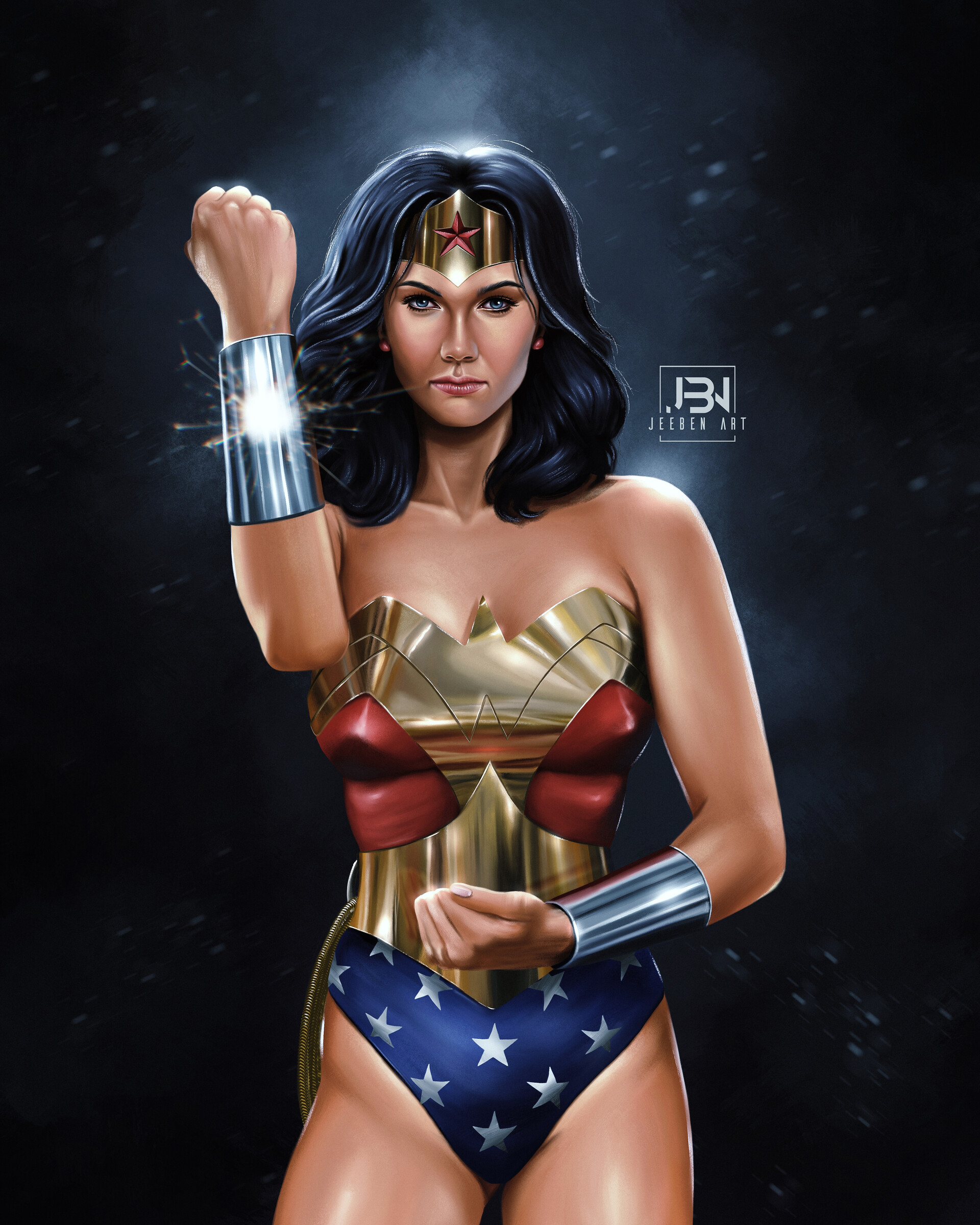 Lynda Carter Travestimento Wonder Woman ArtStation WONDER WOMAN