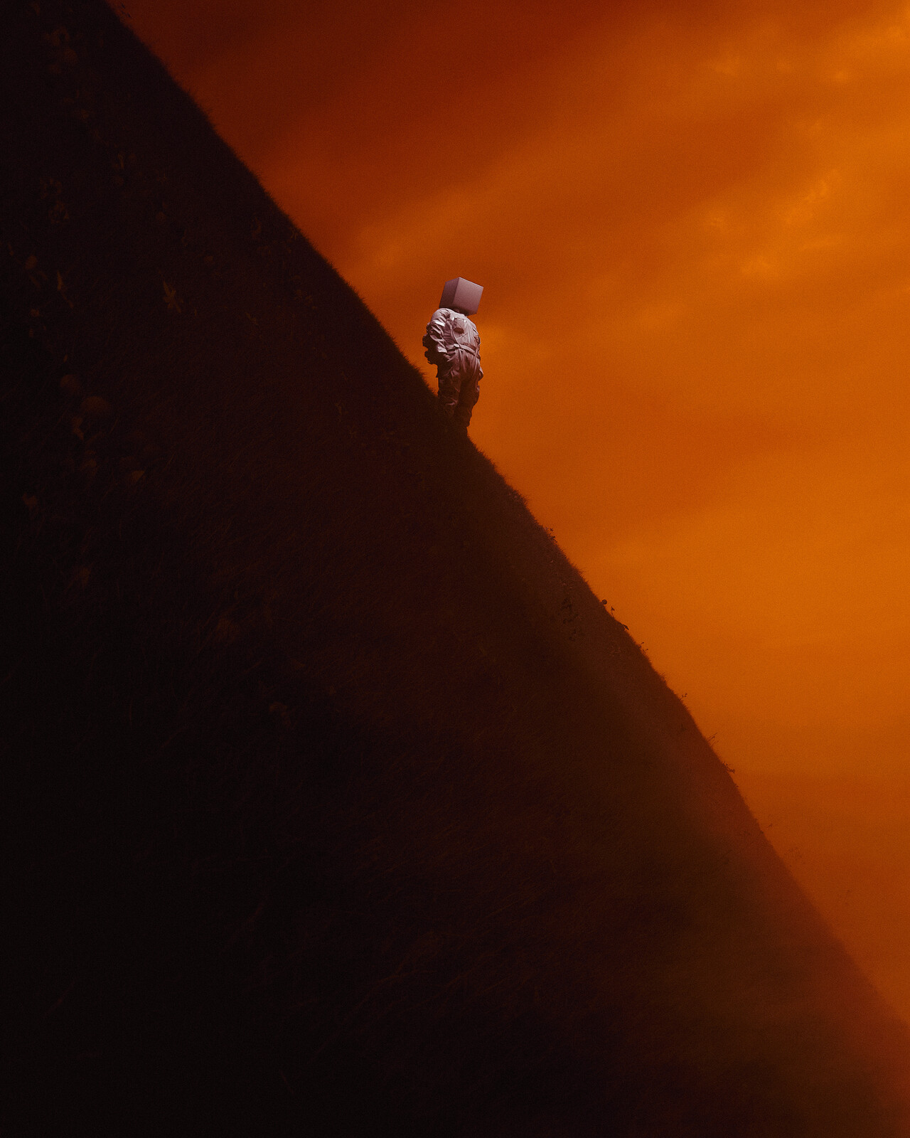 the slope