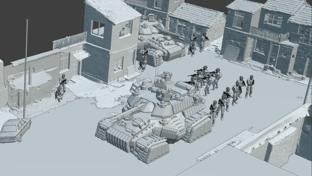 Final view 3D model