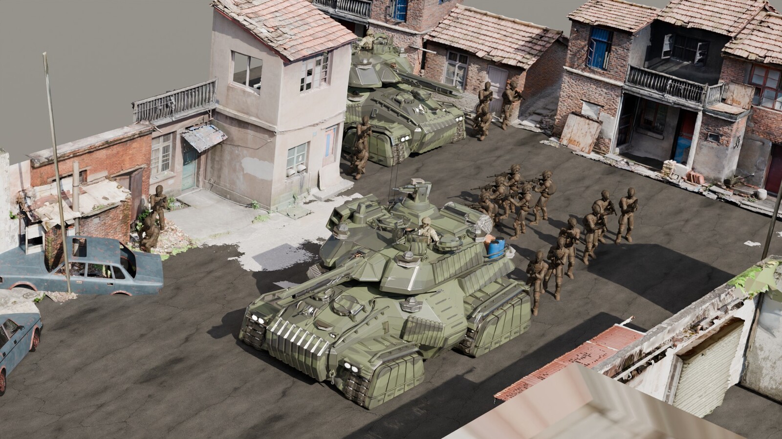 Process 3D textures