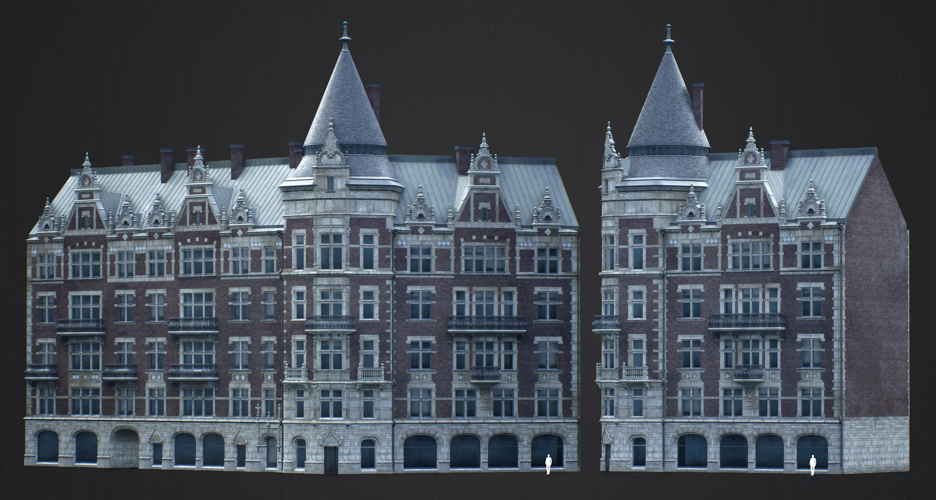 The main building