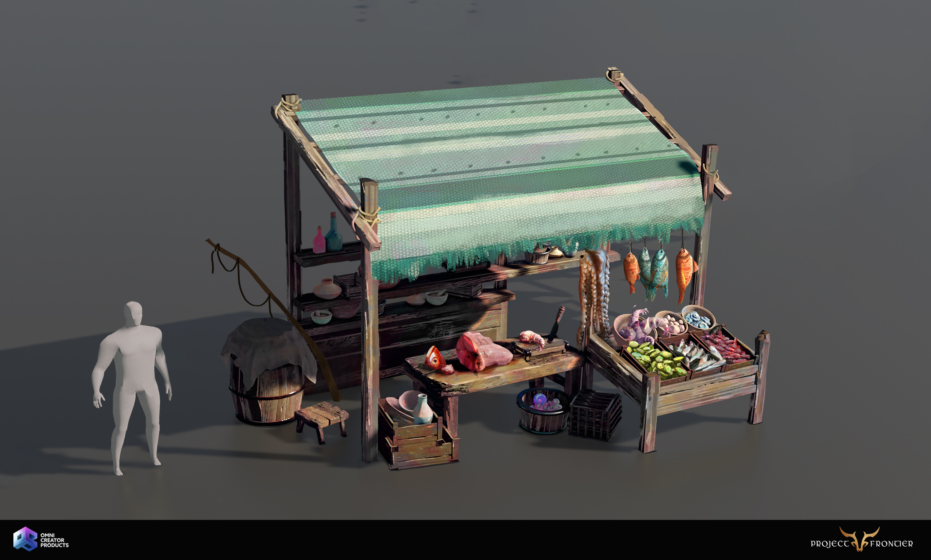 Fisherman Market Stall