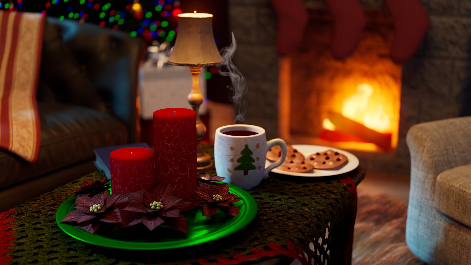 Christmas Living room 