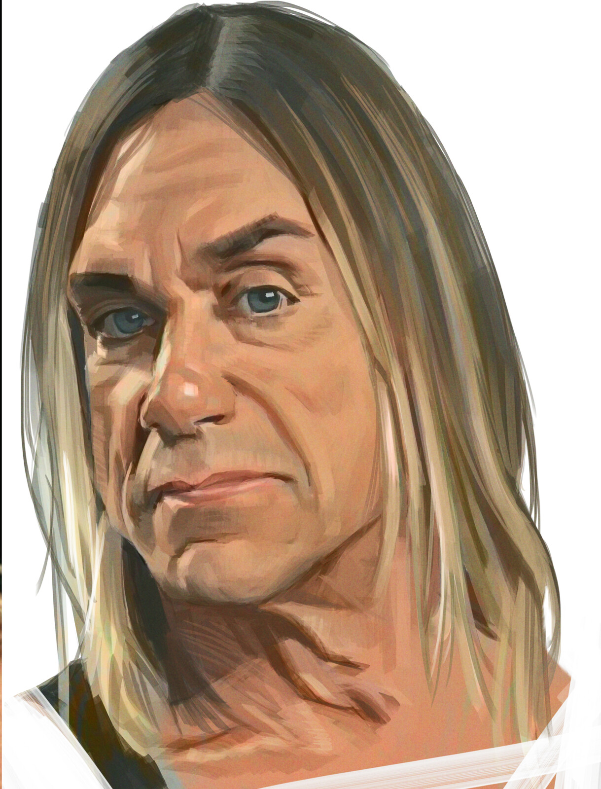 Daily Practice #43: Iggy Pop + timelapse video