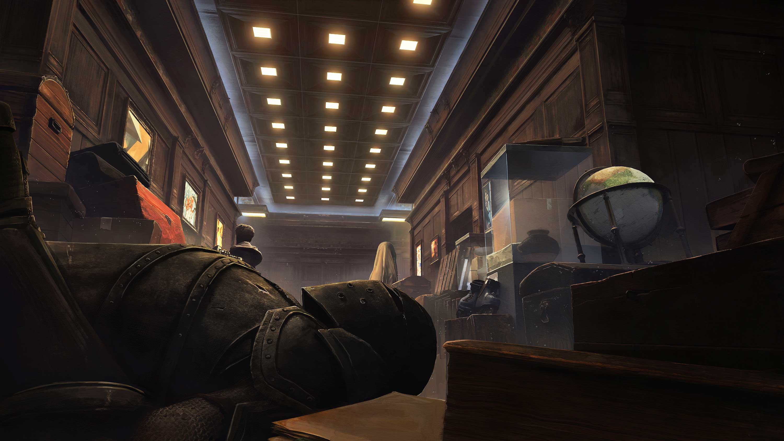 Vault designed by Odino Tso. This is my final background painting for it.