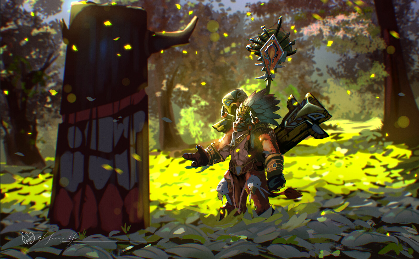 Earthmother Guide You - Baine Bloodhoof Fanart