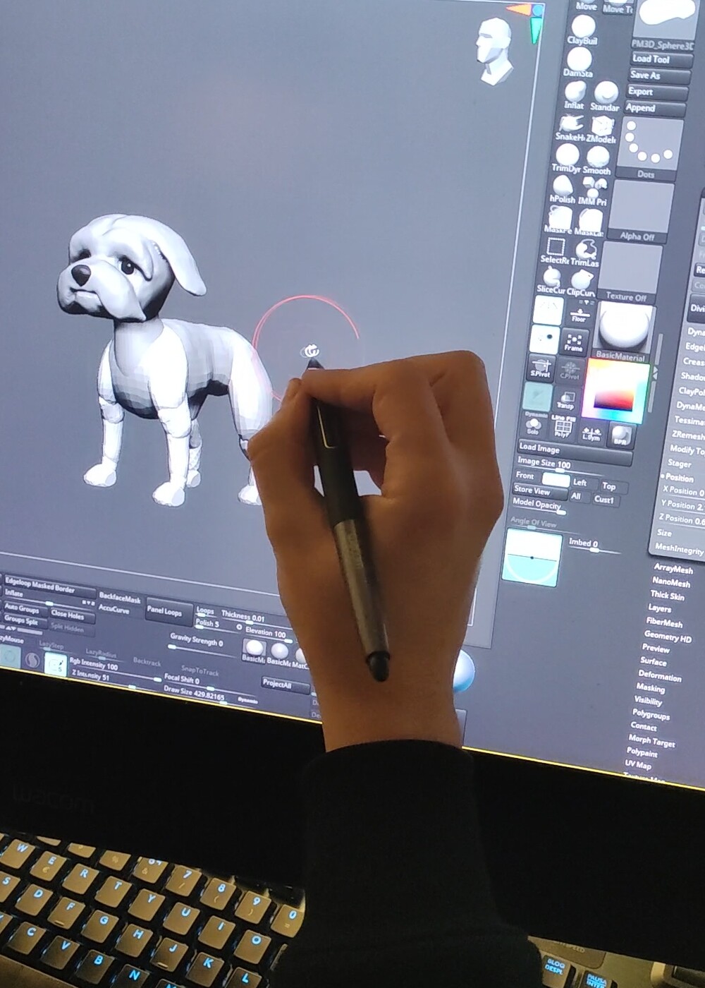 Blocking in ZBrush