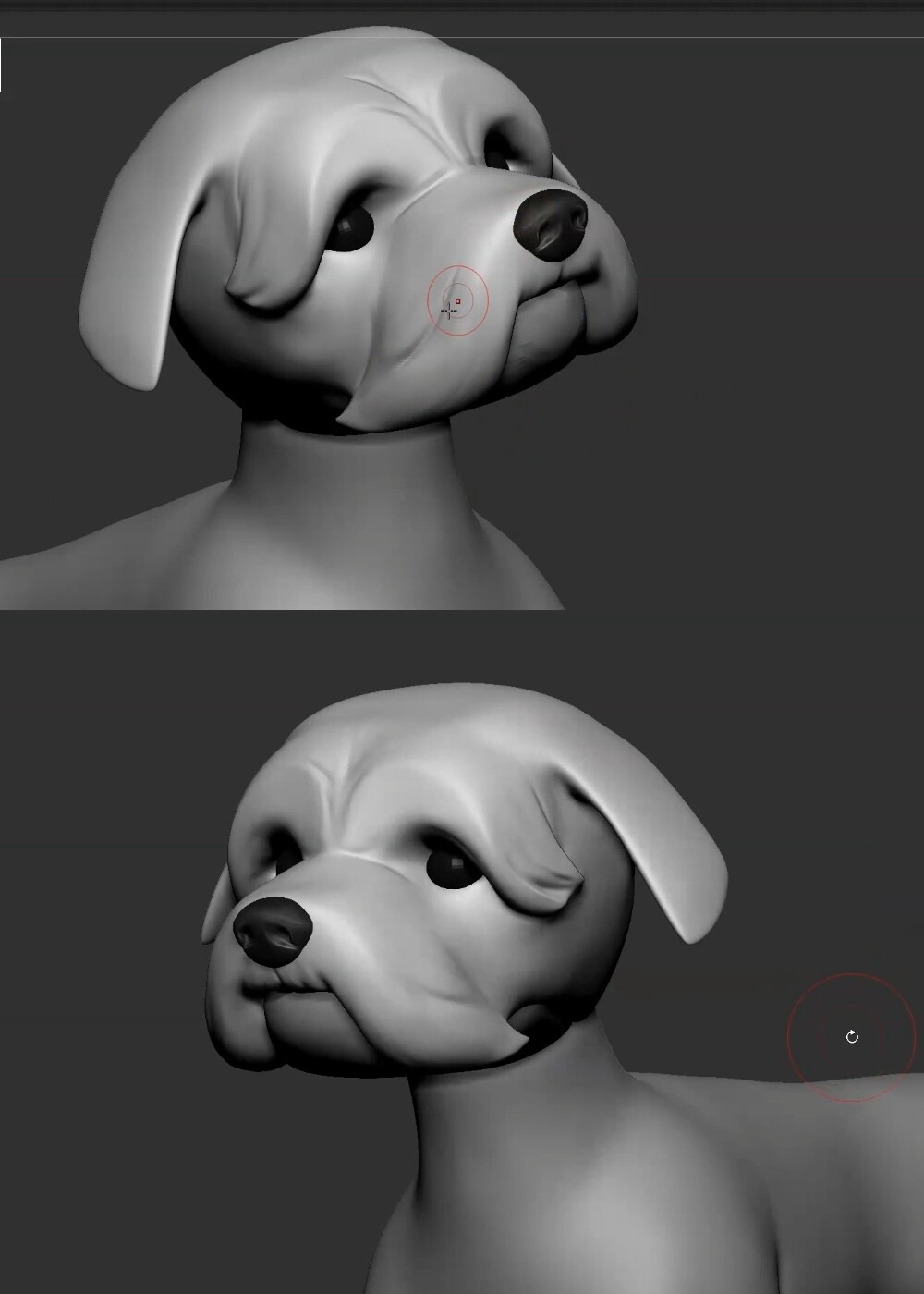 Sculpting in ZBrush