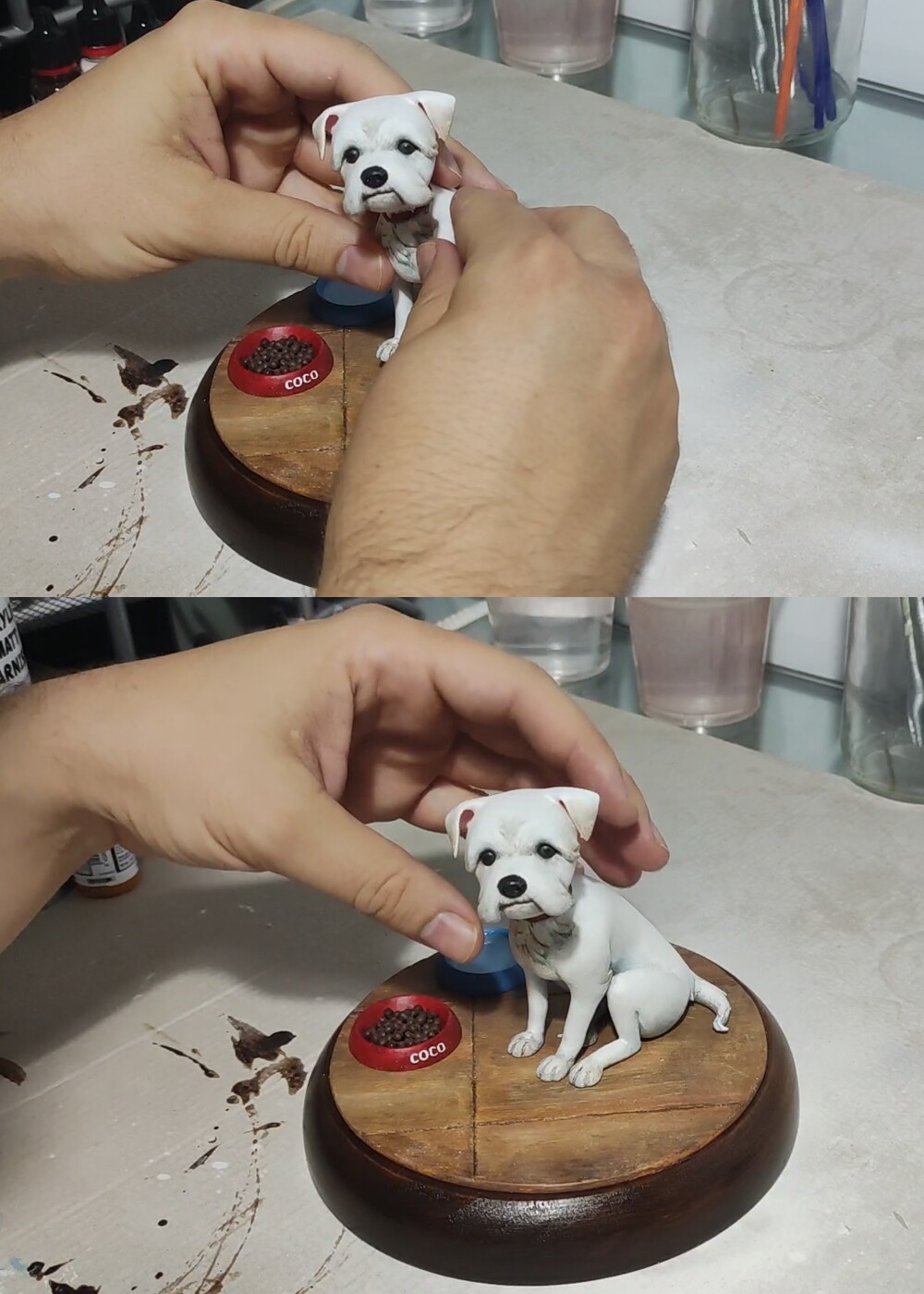 Finishing the piece
