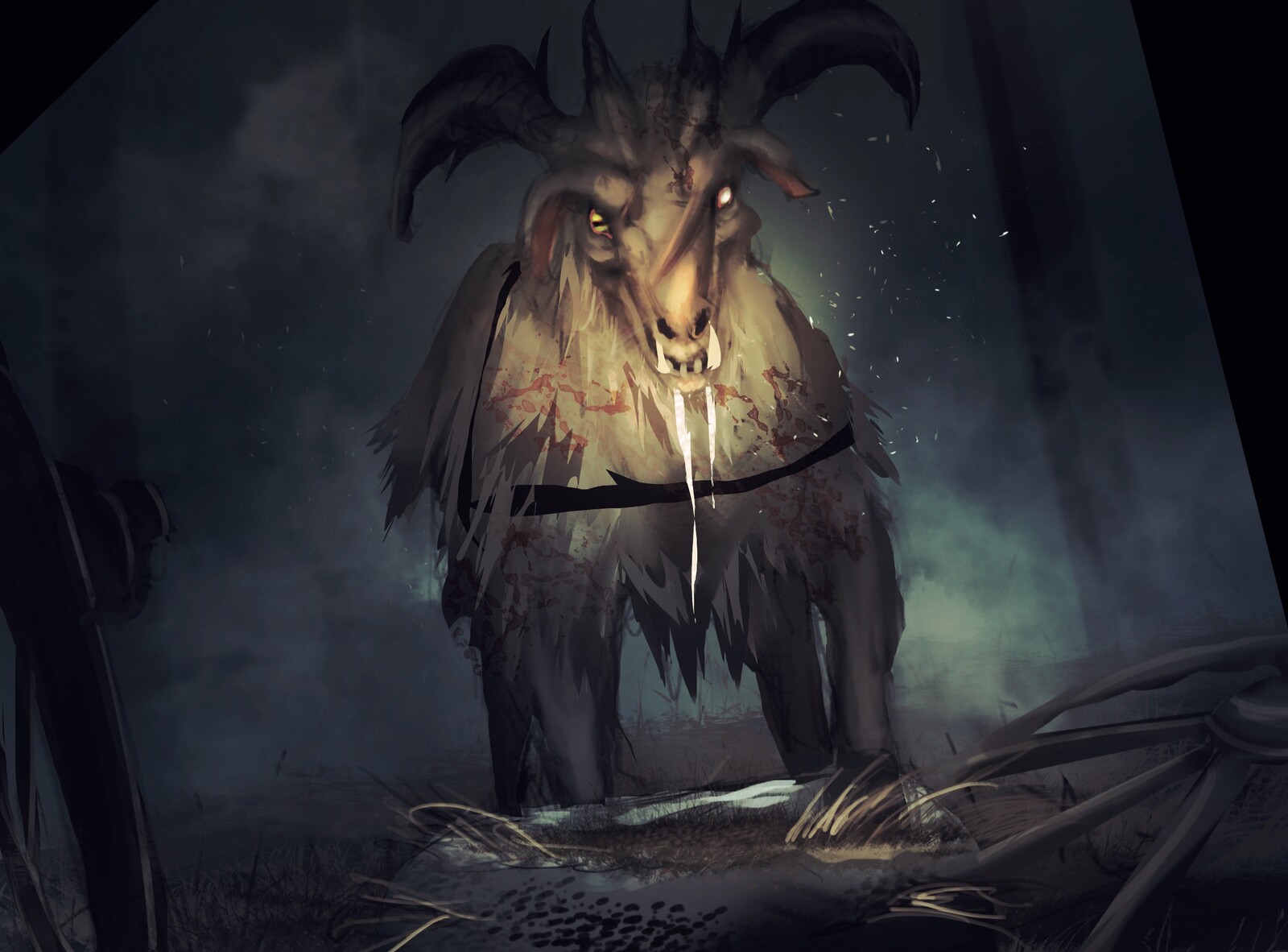 Creepy goat for 5E Camping 