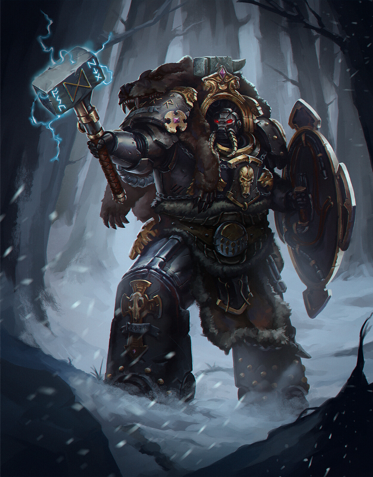 Vitaly Perevoshikov - Arjac Rockfist | Warhammer 40k