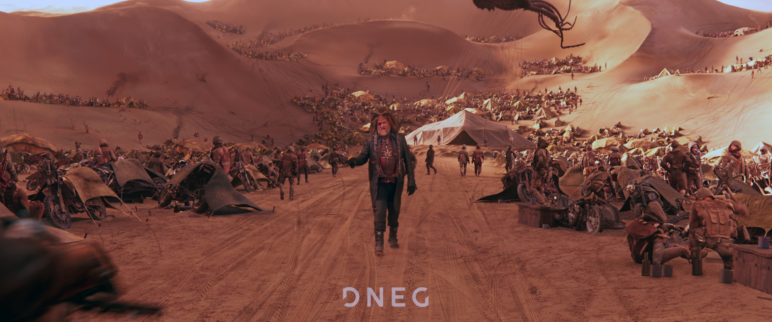 Final shot from compositing team of The Marauder Camp
