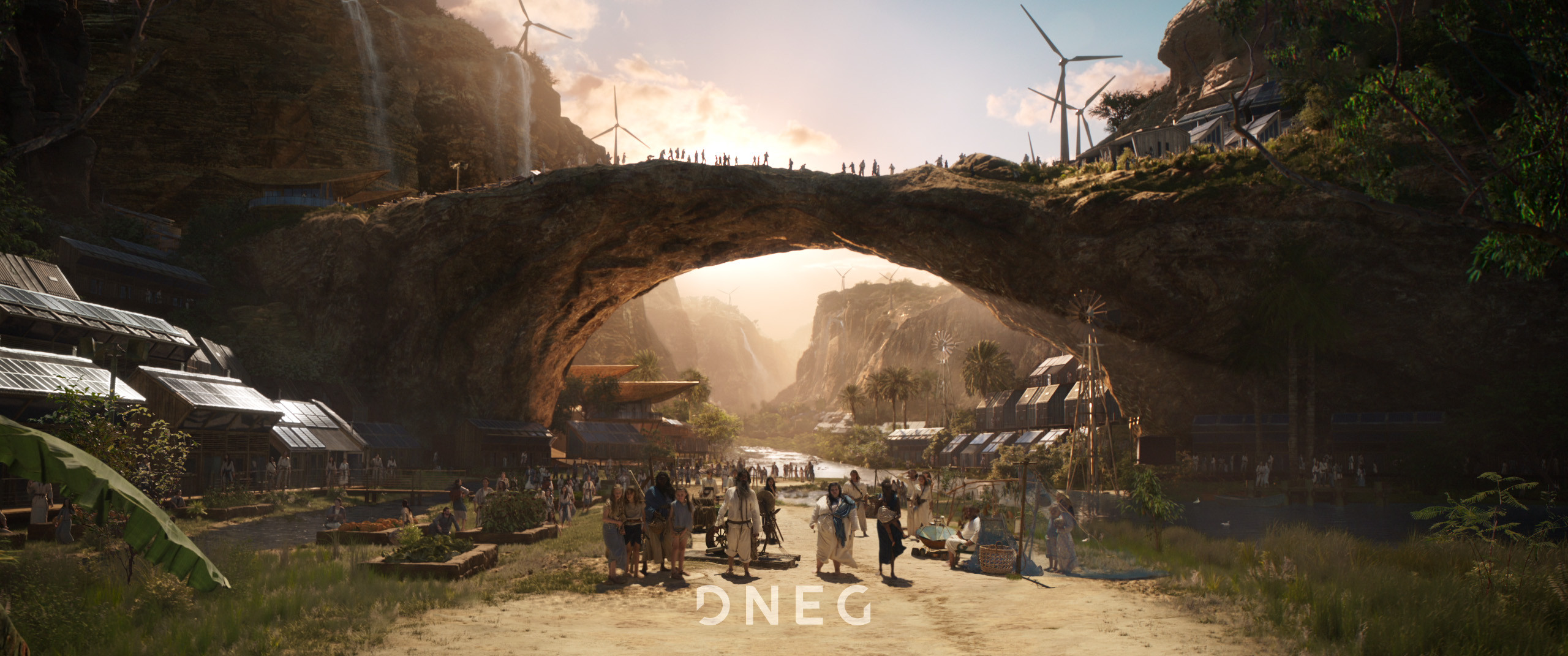 Final shot from compositing team of The Green Place