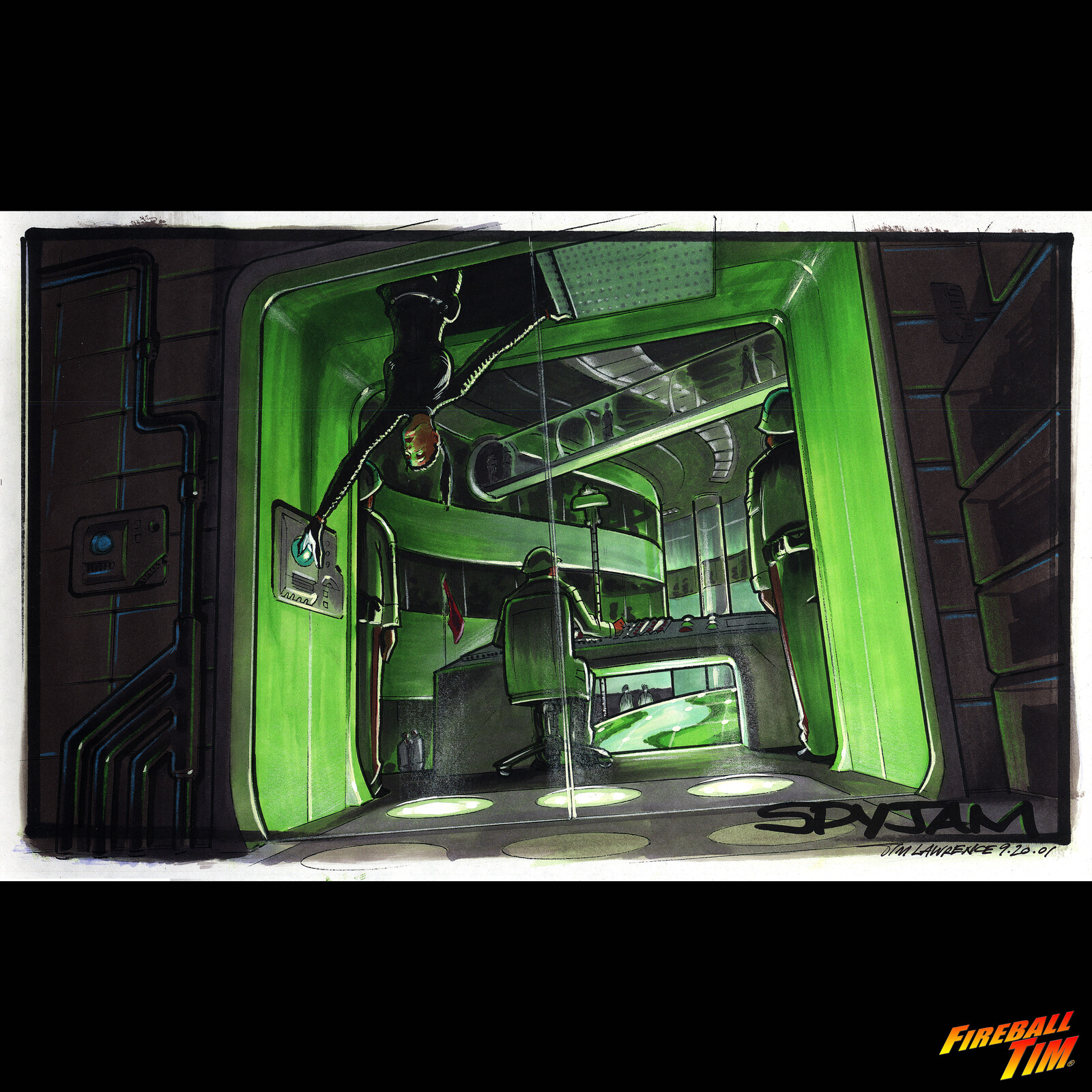 SPYJAM Concept Art by Fireball Tim