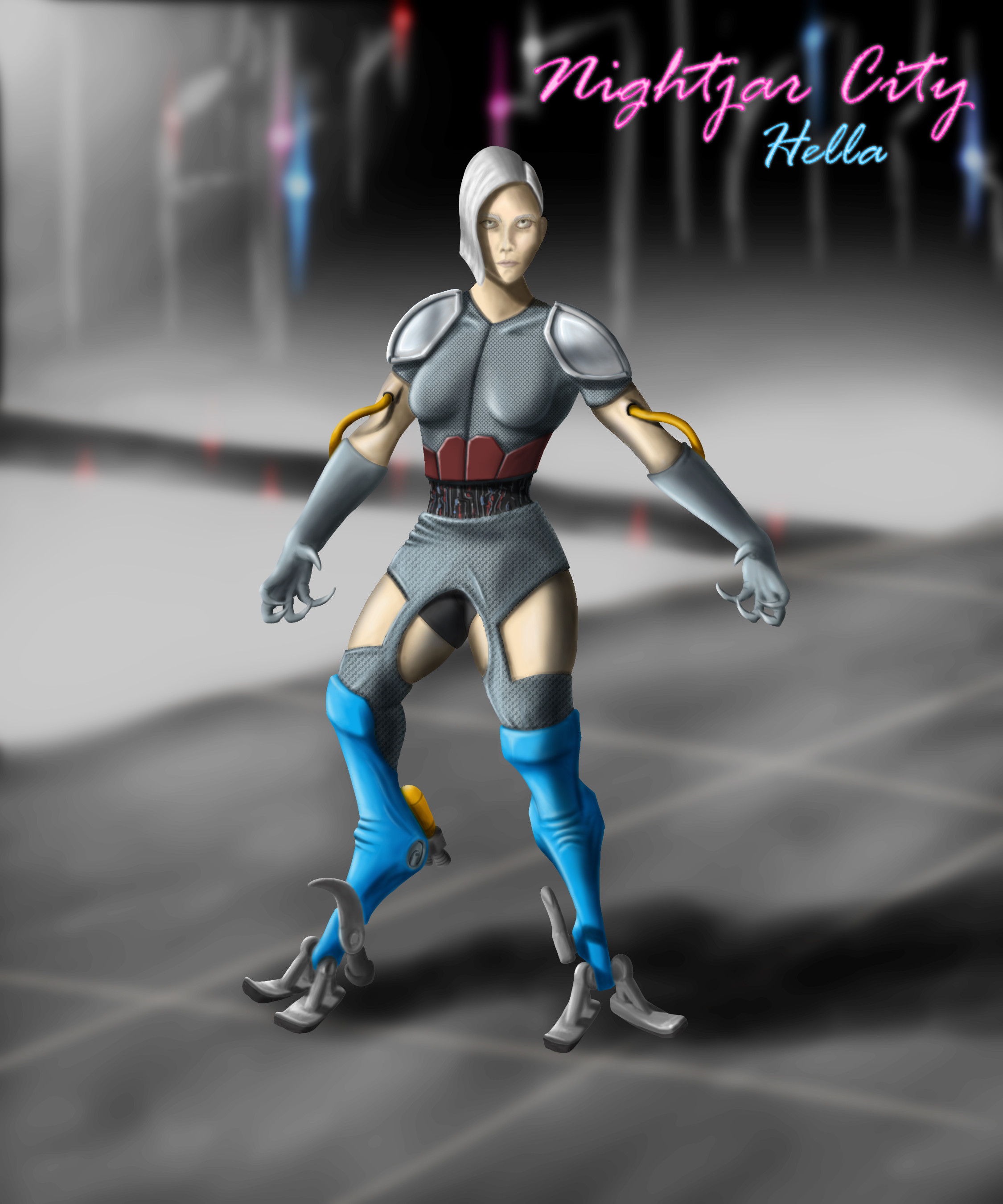 Final render with background.