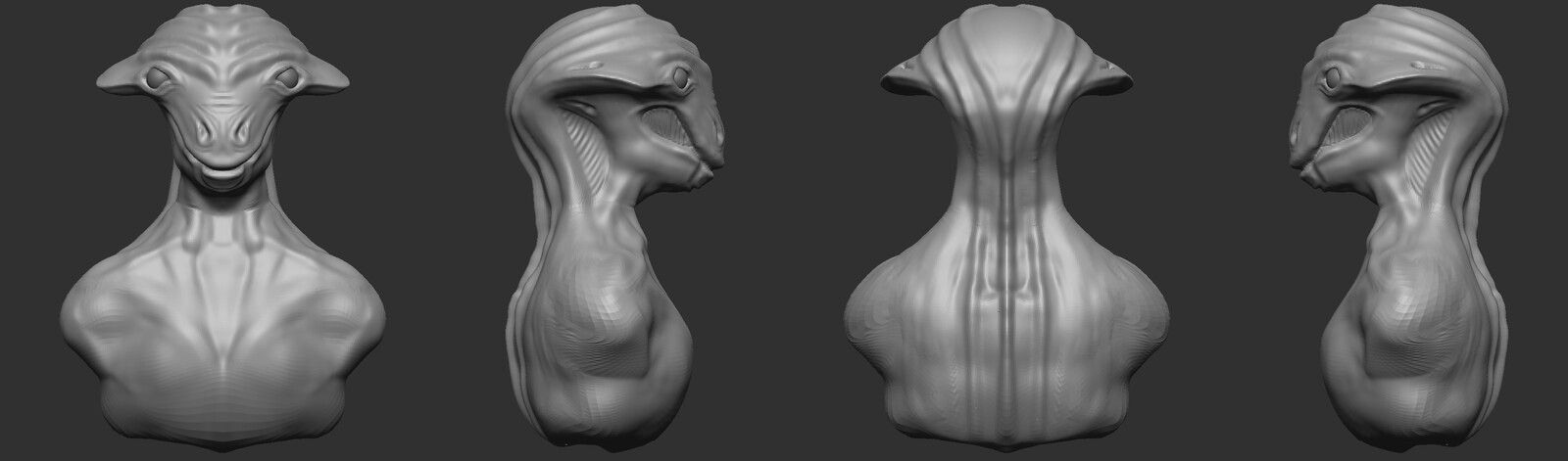 Alien Creature Speed Sculpt - ZBrush