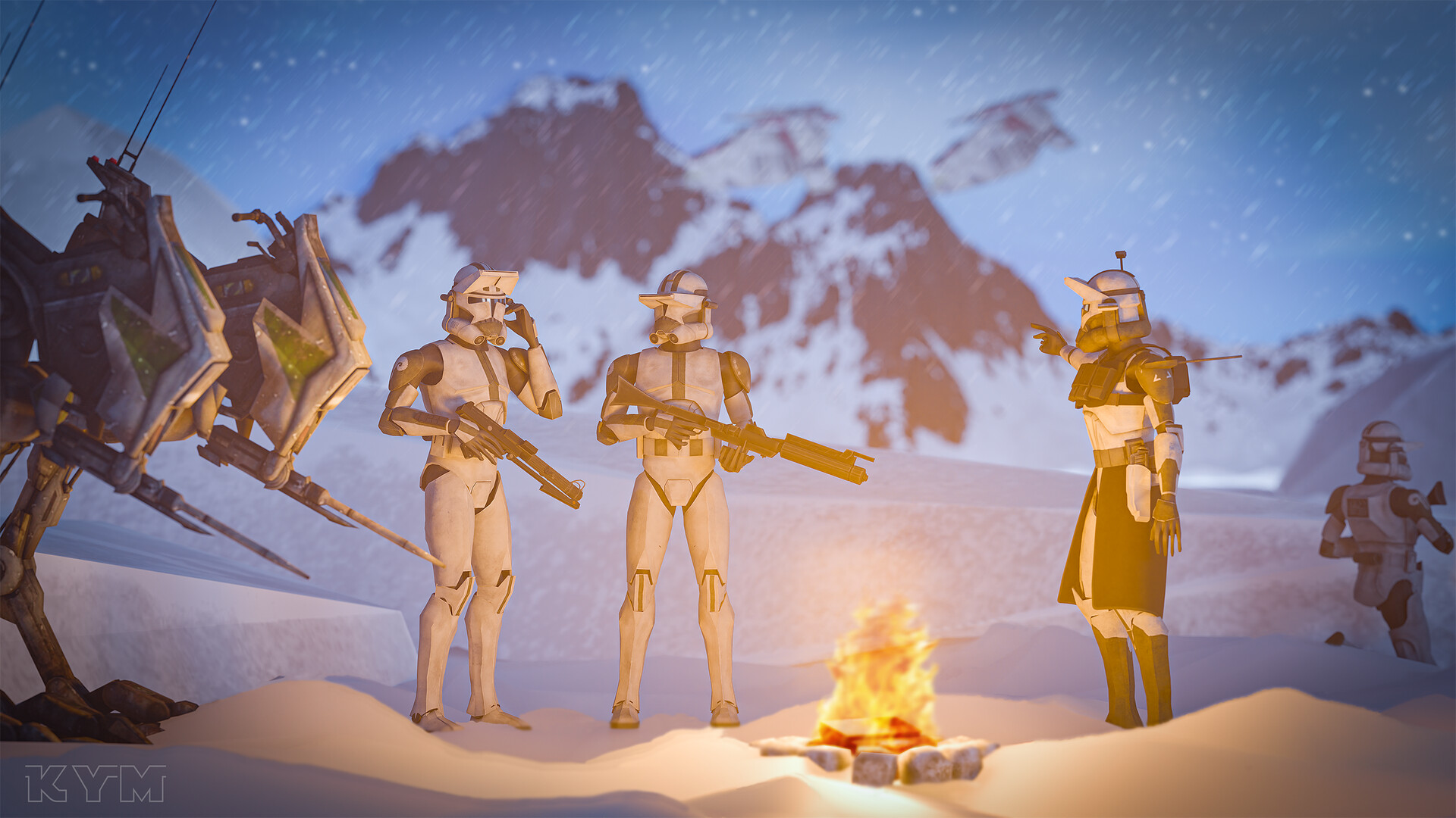 ArtStation - Operation Coldfront - TCW Stylized - 2024