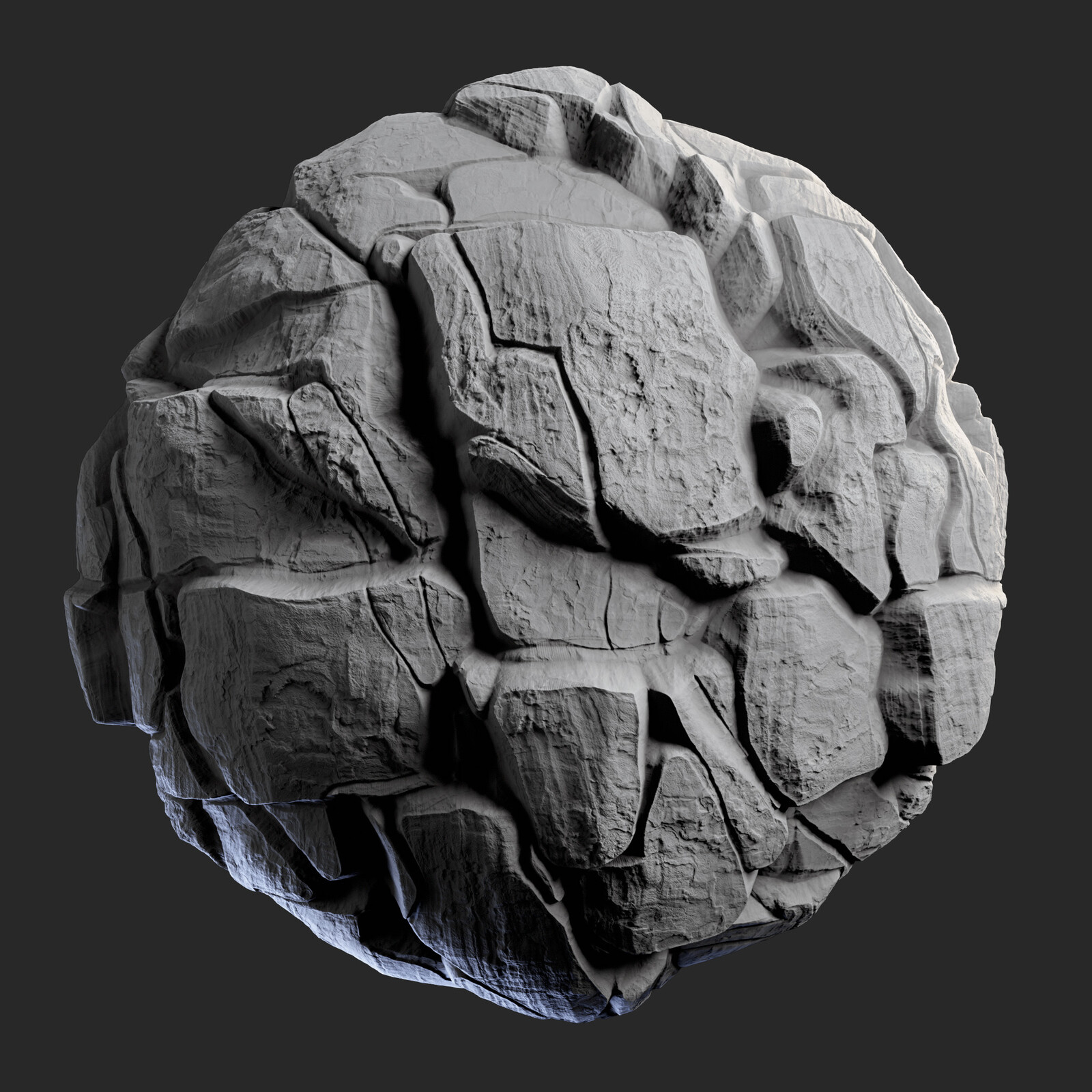 H116 Rock Cliff | PBR | 4K | Seamless | +SBSAR