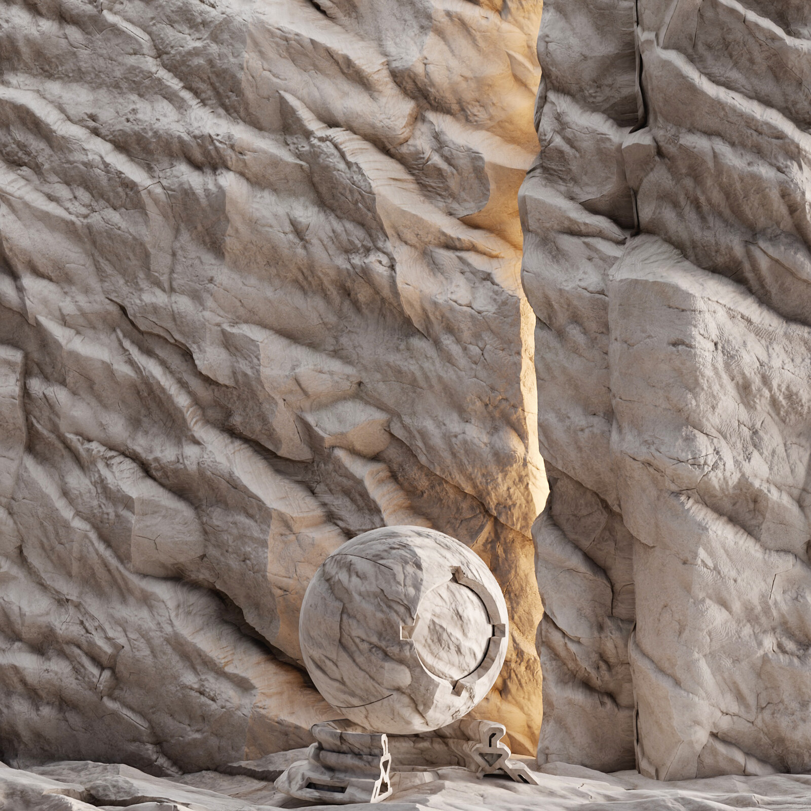 H122 Rock Cliff | PBR | 4K | Seamless | +SBSAR