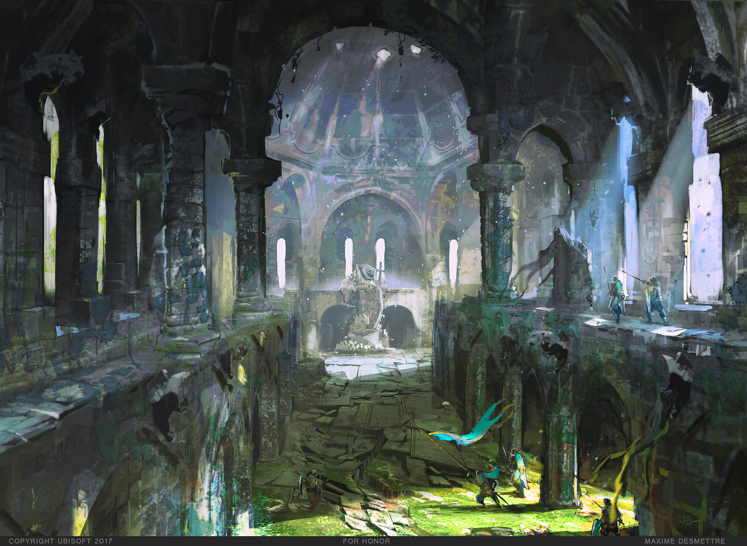 Temple interior