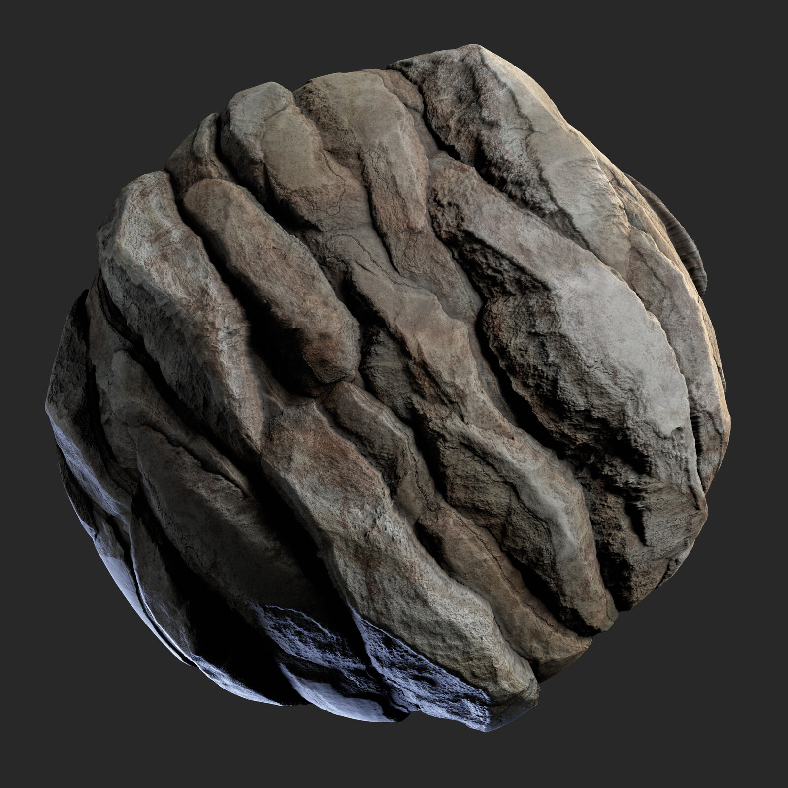 H126 Rock Cliff | PBR | 4K | Seamless | +SBSAR