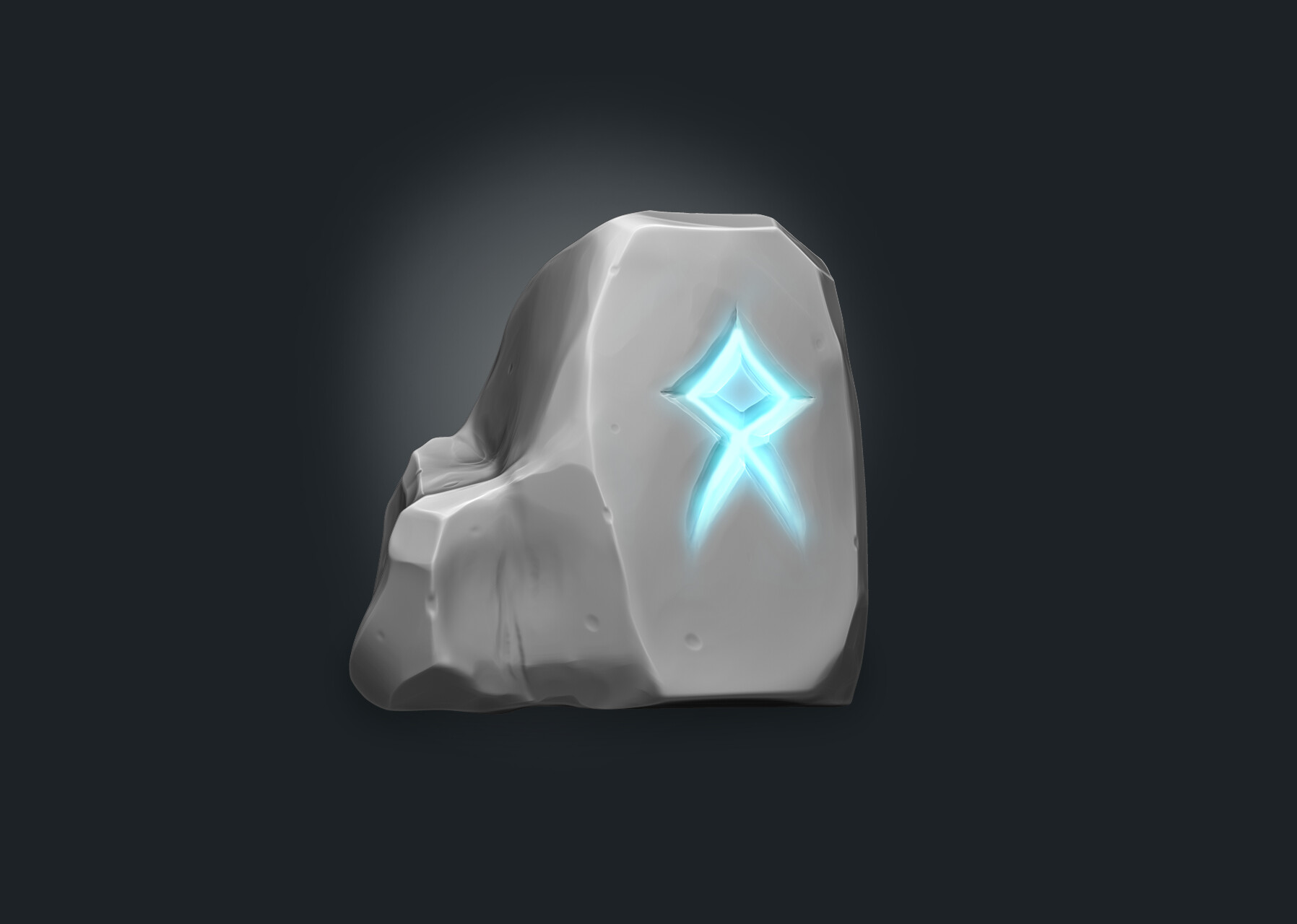 ArtStation - Stylized Rune Stone