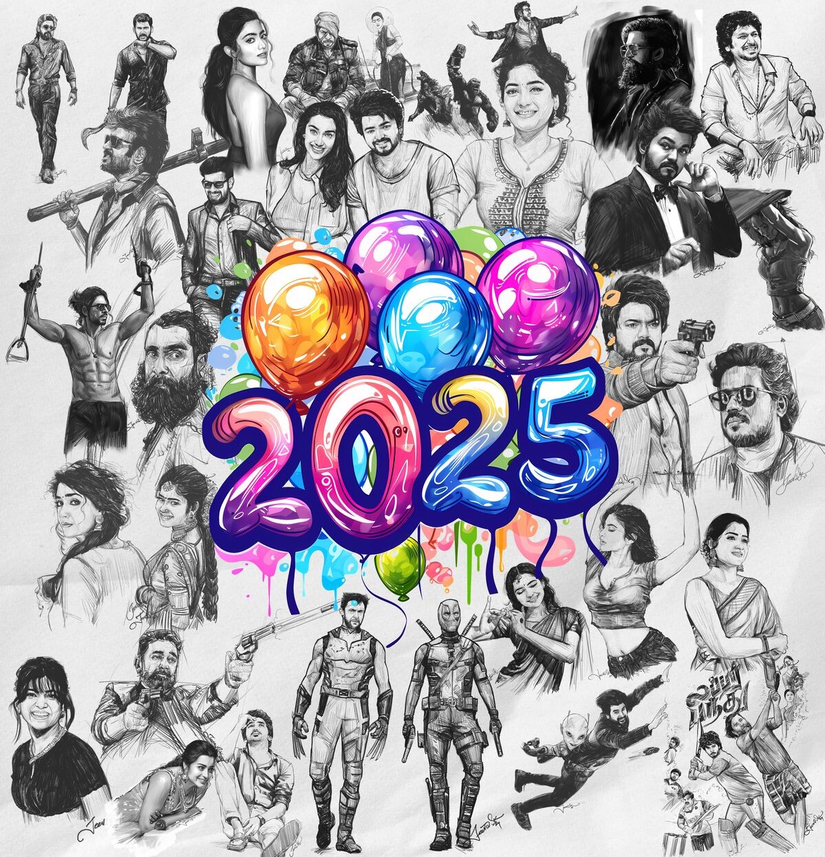 ArtStation Wish You Happy New Year 2025 Let the New Year bring peace