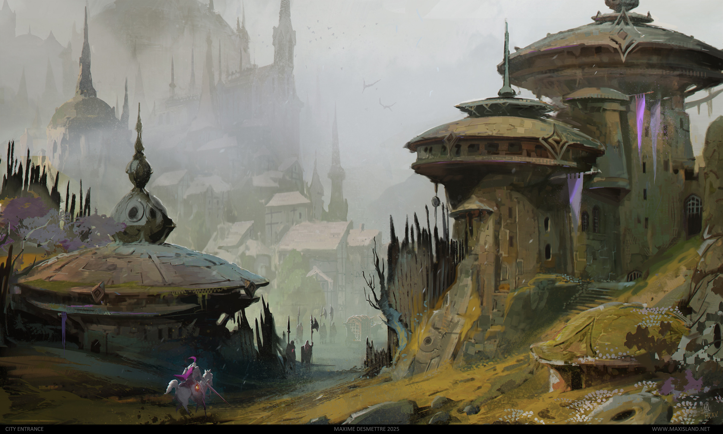 City Entrance - Personal study (2025)
Photoshop