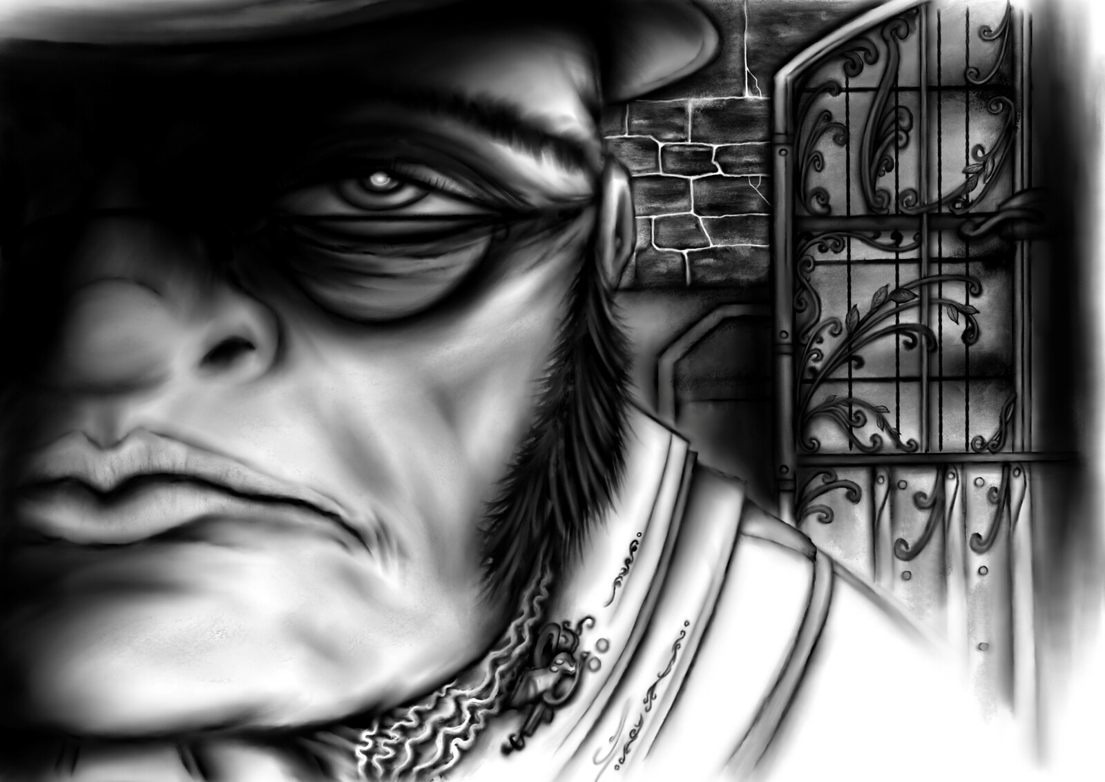 Digital charcoals / Character 1