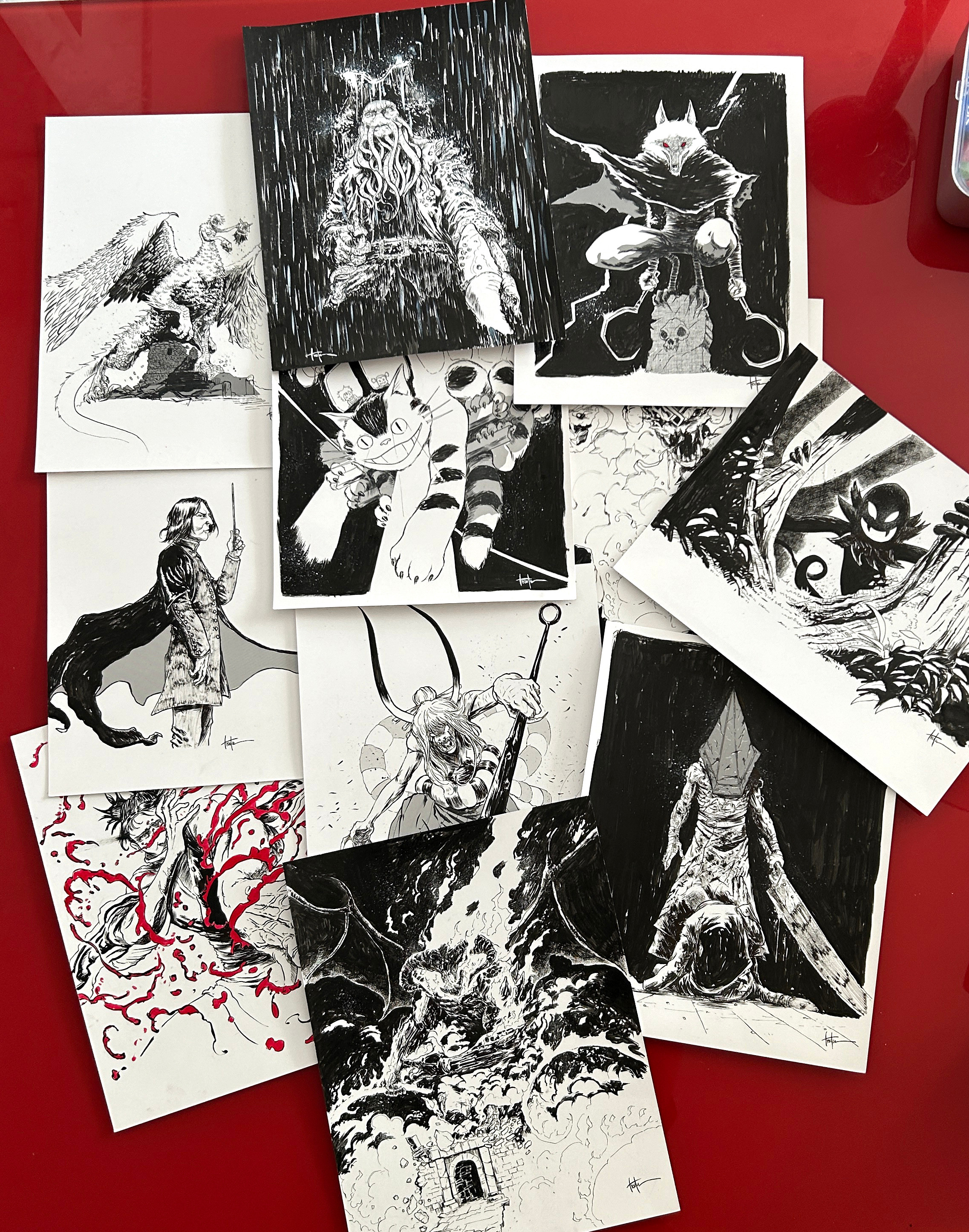 Some of the artworks 