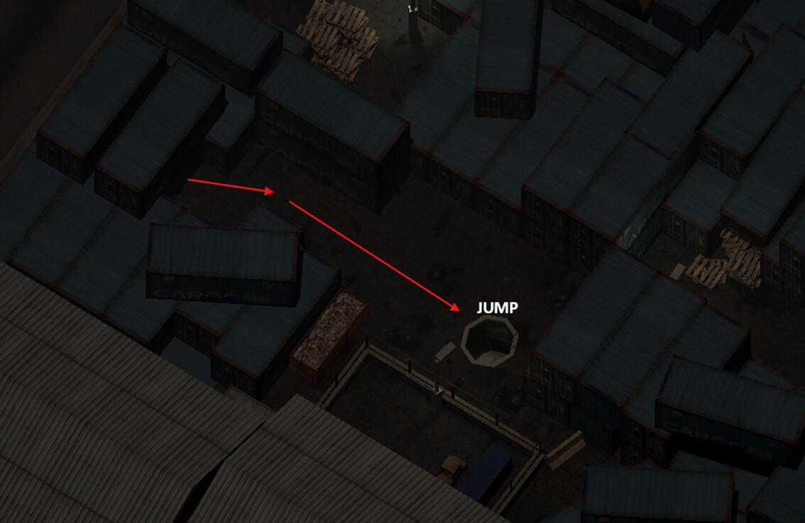 In the Sewer zone, the player descends into the sewers and follows a linear path to the bulkhead doors leading to the factory.