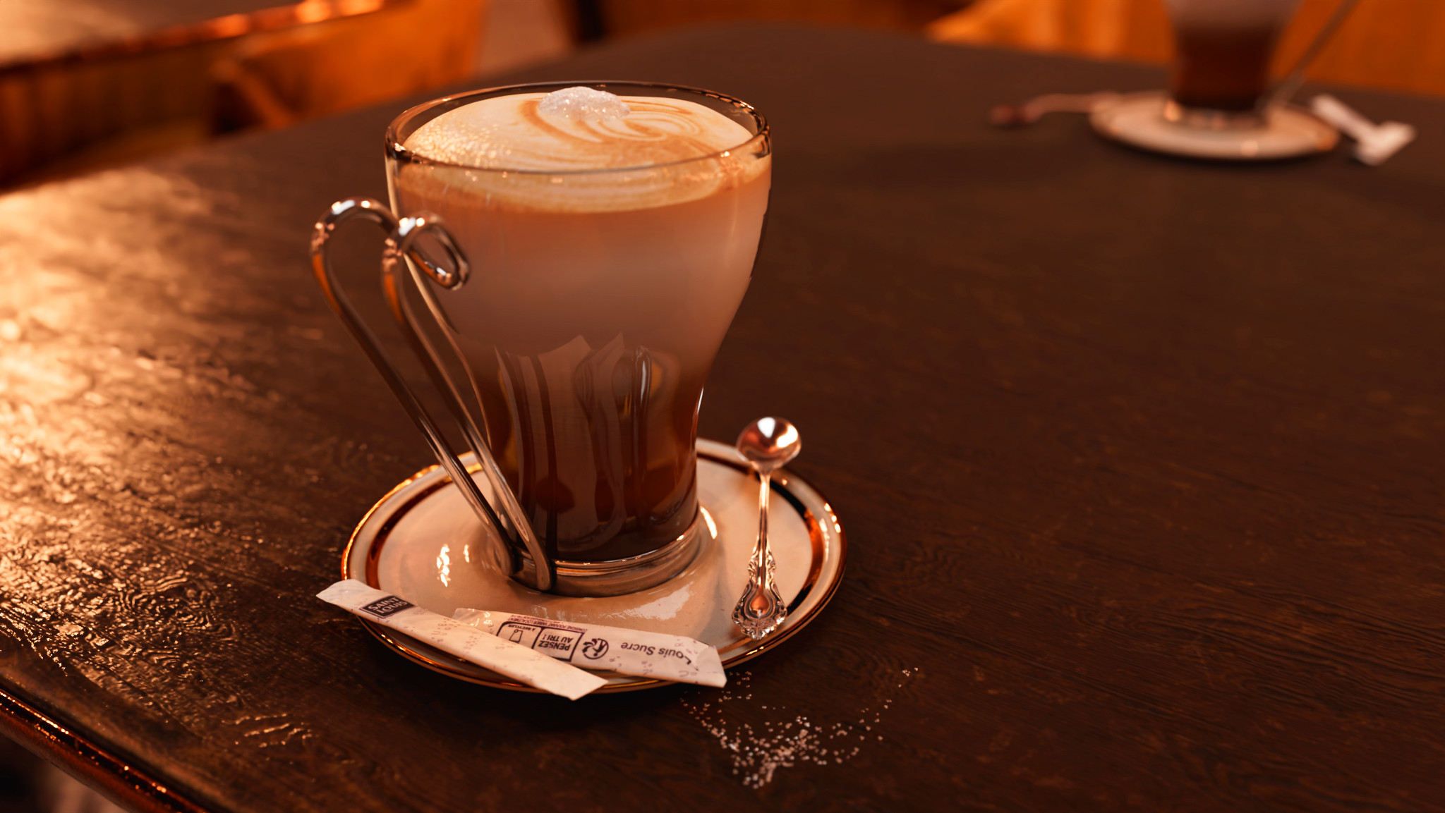 Cappuccino render in Arnold for Maya 2025