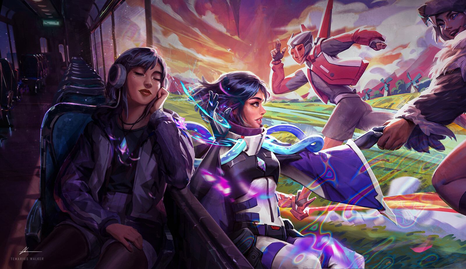 Jam &amp; Tea Studios -  Key Art and Character Concepts