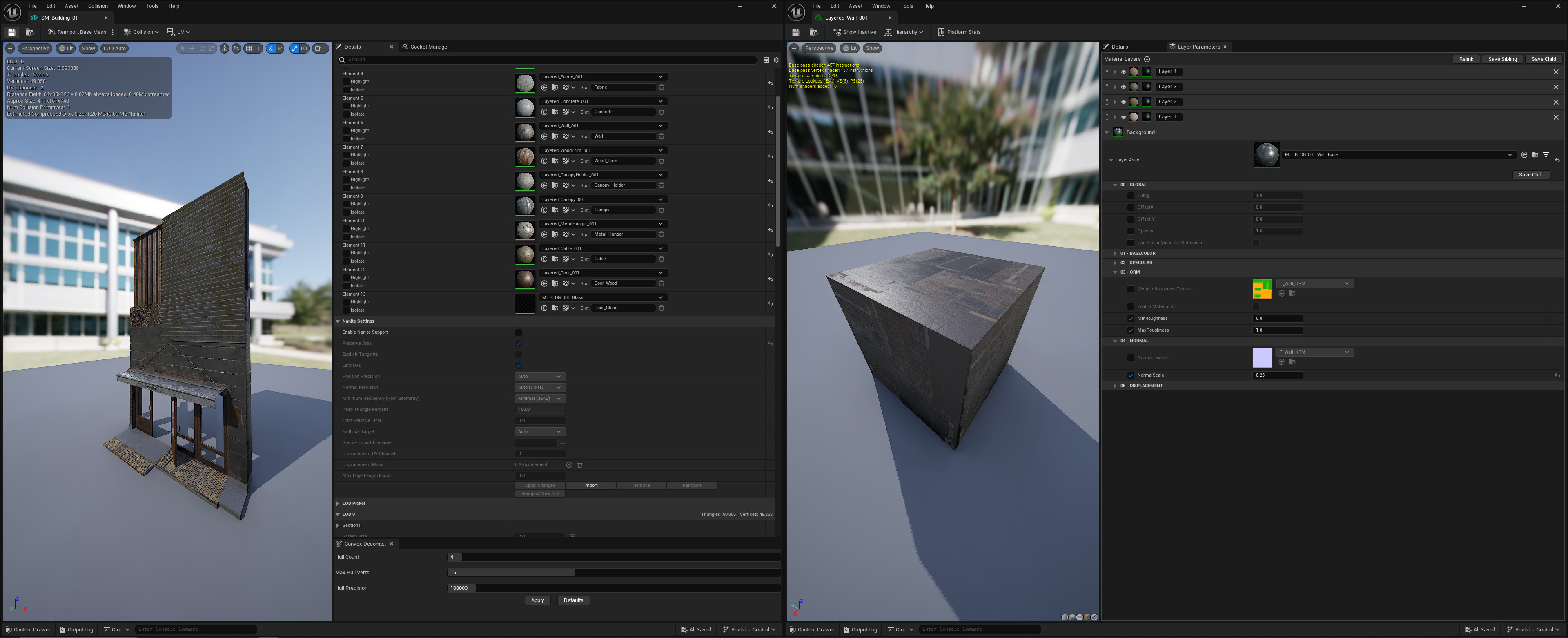 Material Layer Breakdown
