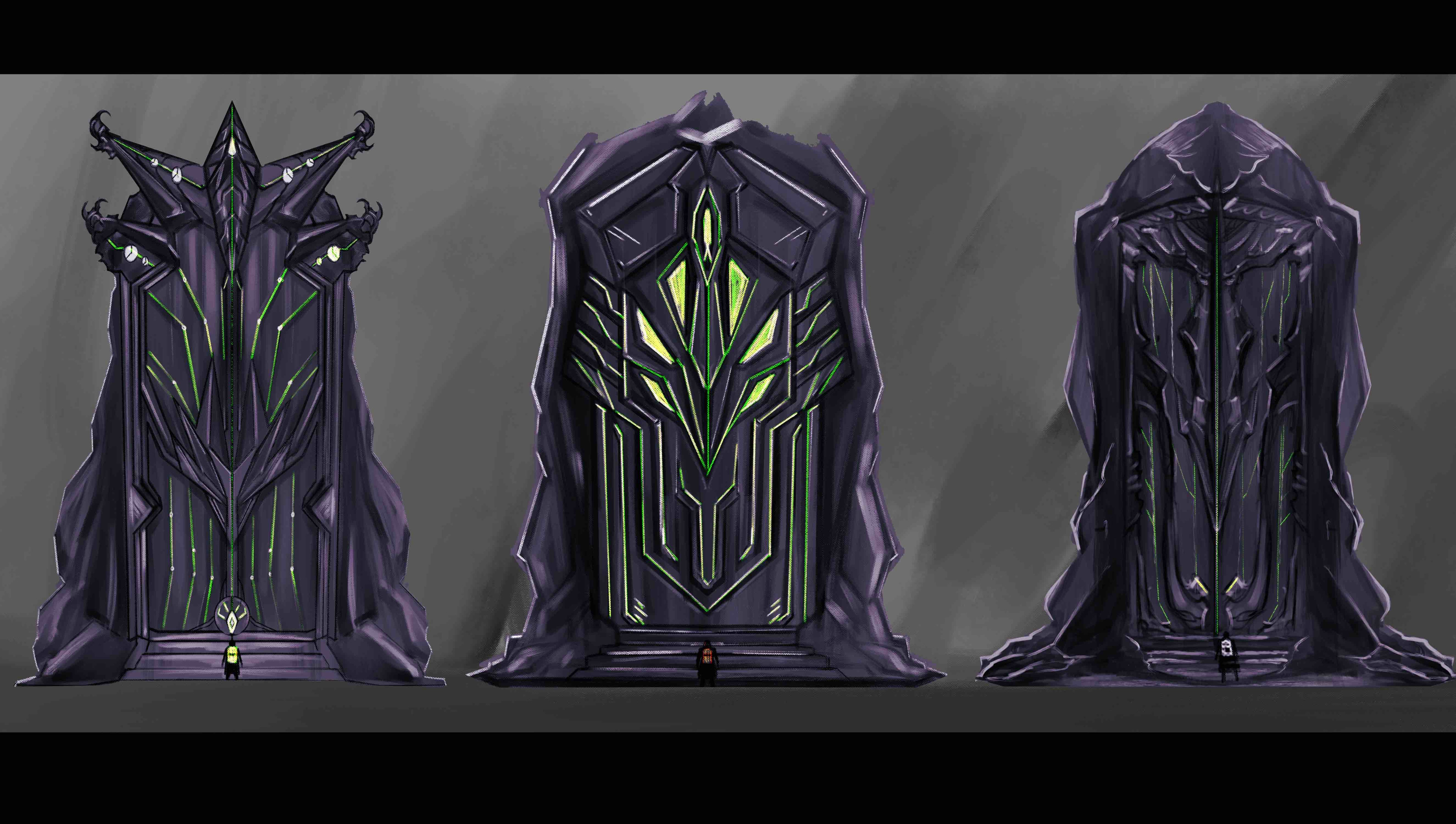 mixed doors a futuristic but with a pinch of fantasy