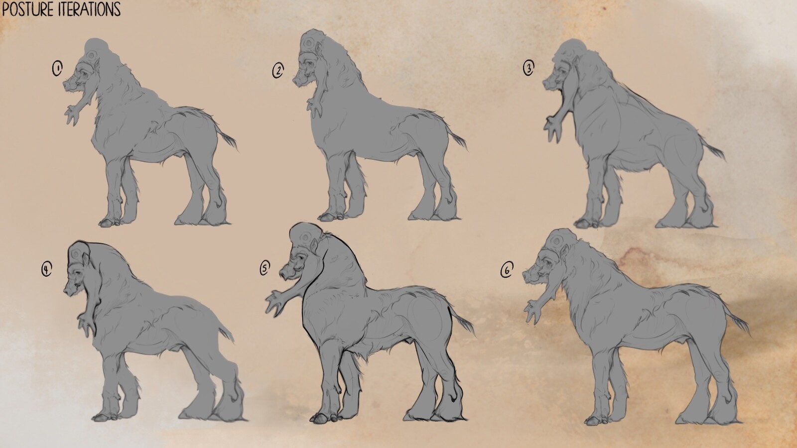 I decided on a more regal upright posture.