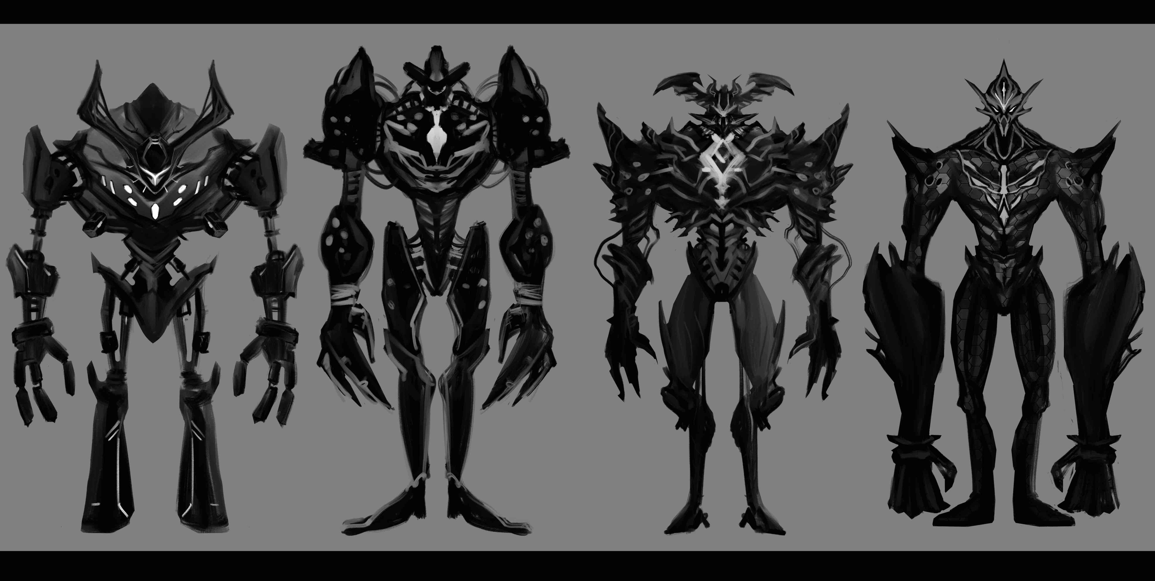 More variations of DAVID battle mode, more or less robotic/ organic.