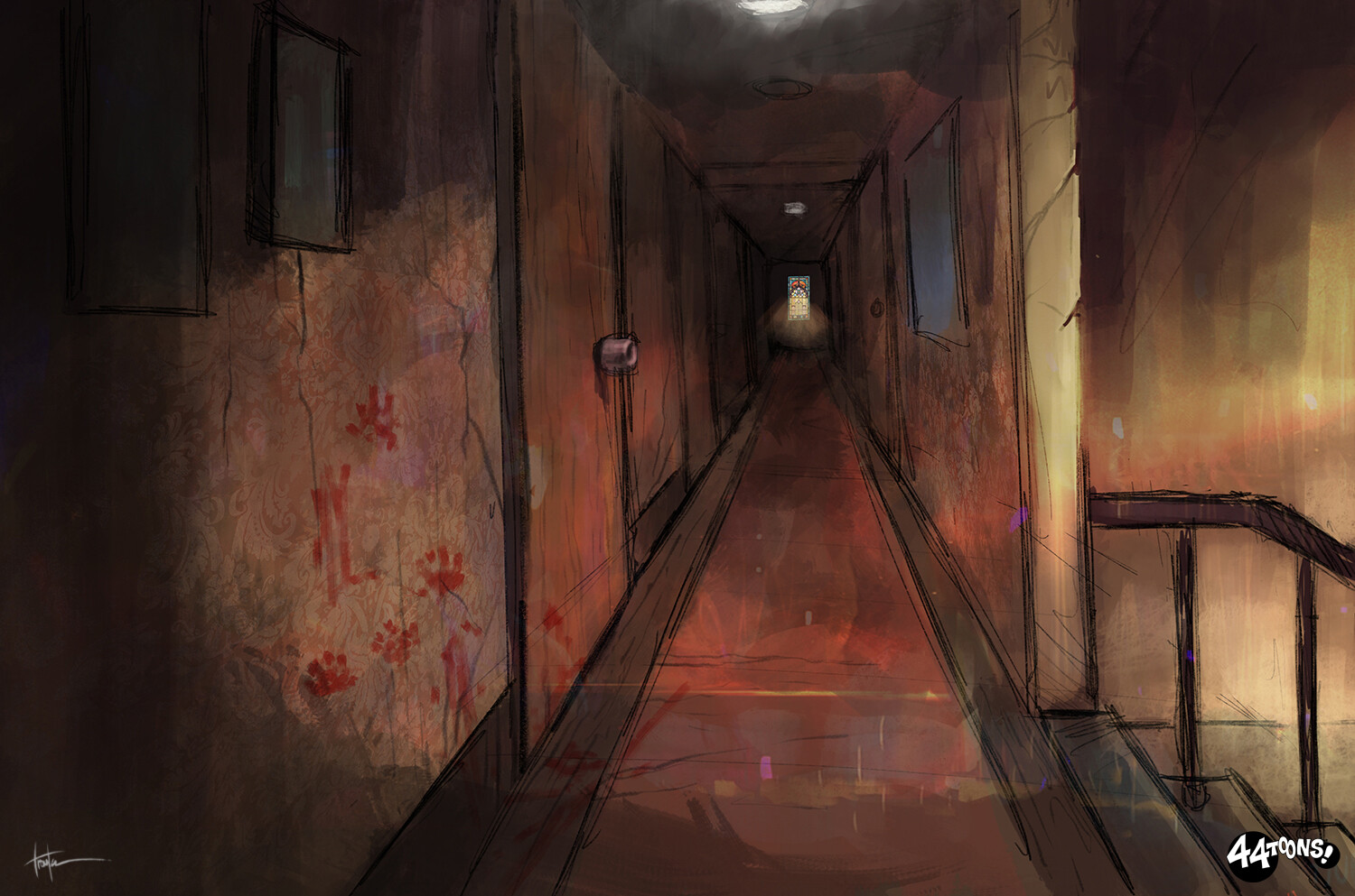 The hallway