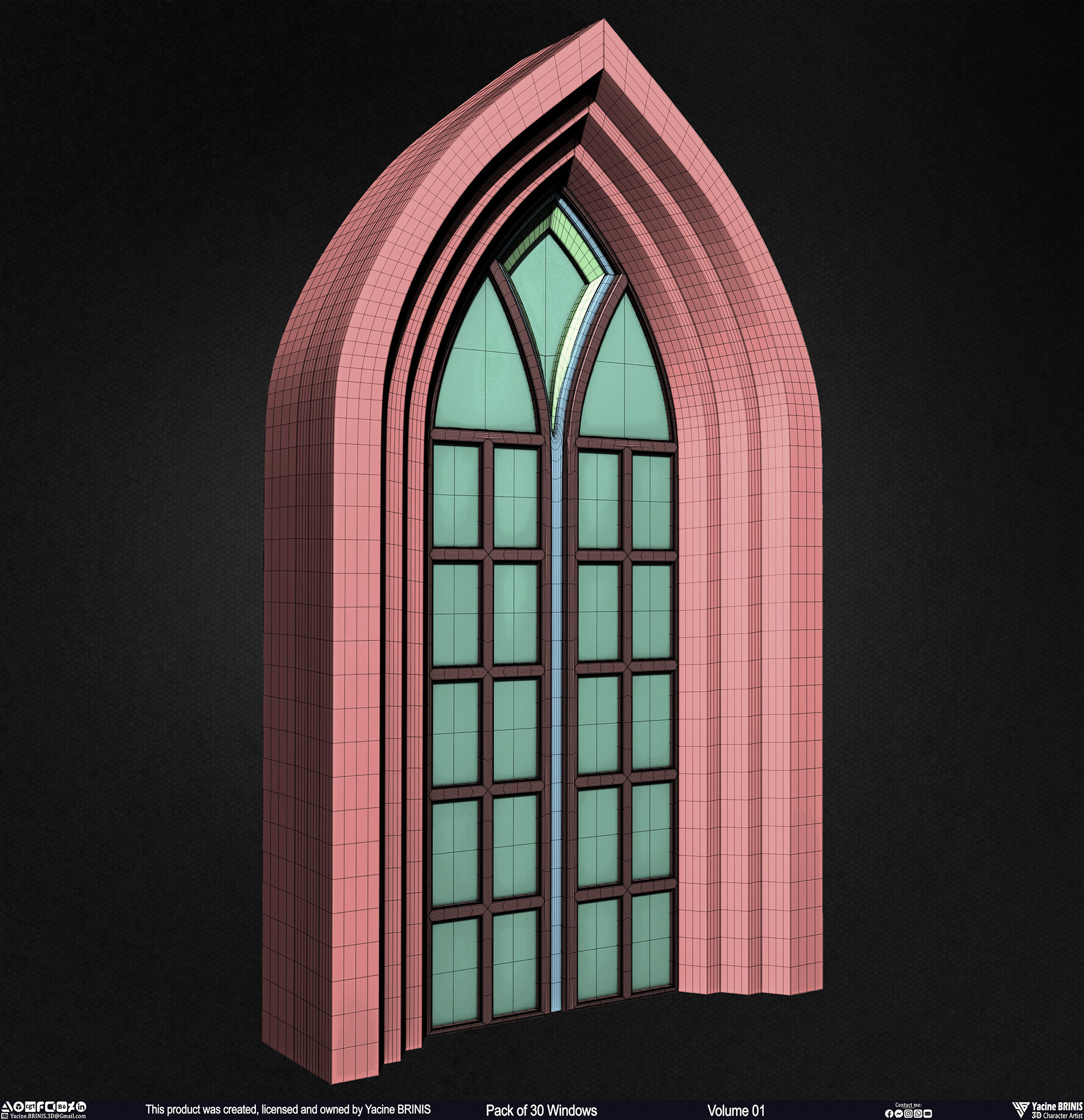 Pack of Windows, Sculpted by Yacine BRINIS Set 017