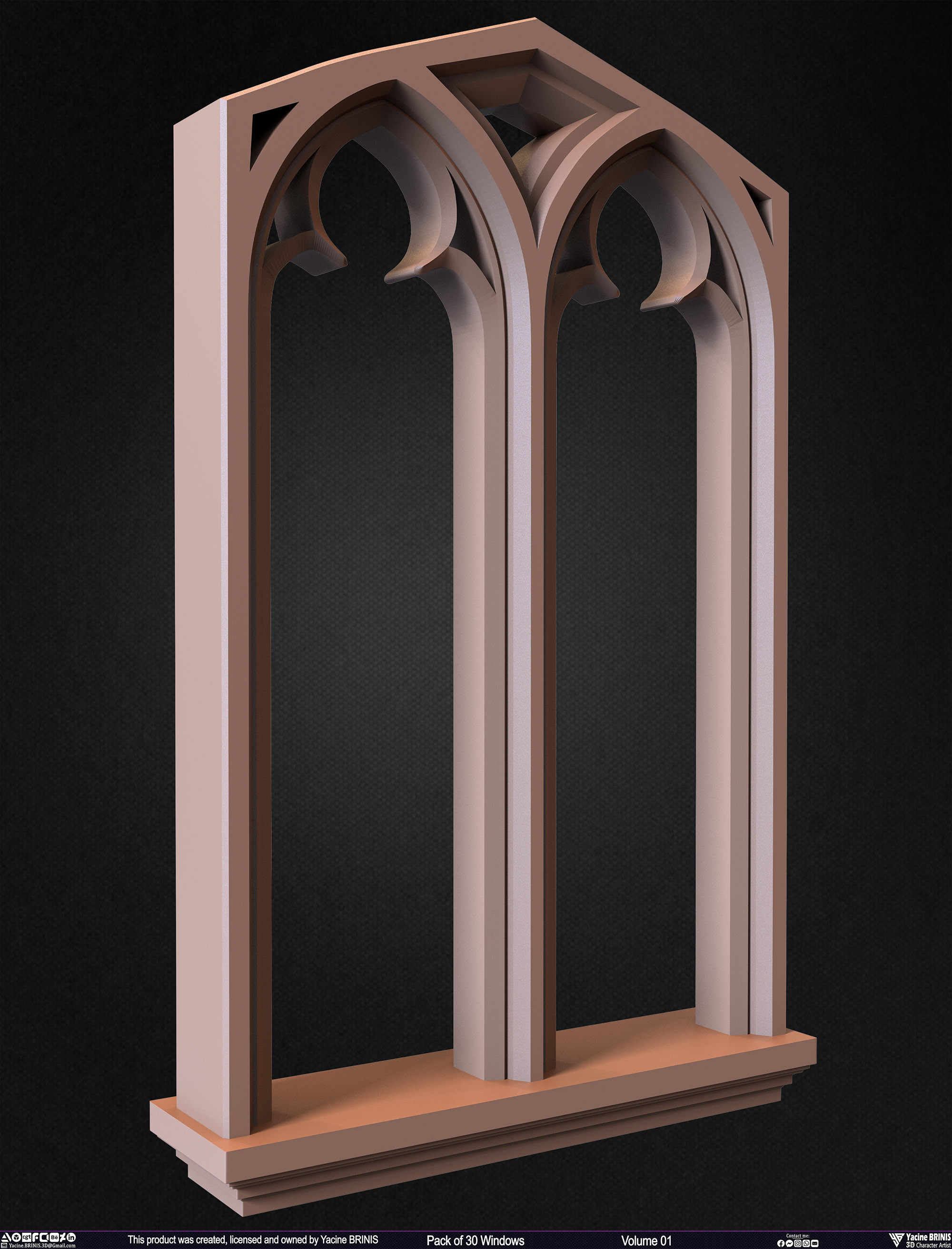 Pack of Windows, Sculpted by Yacine BRINIS Set 018