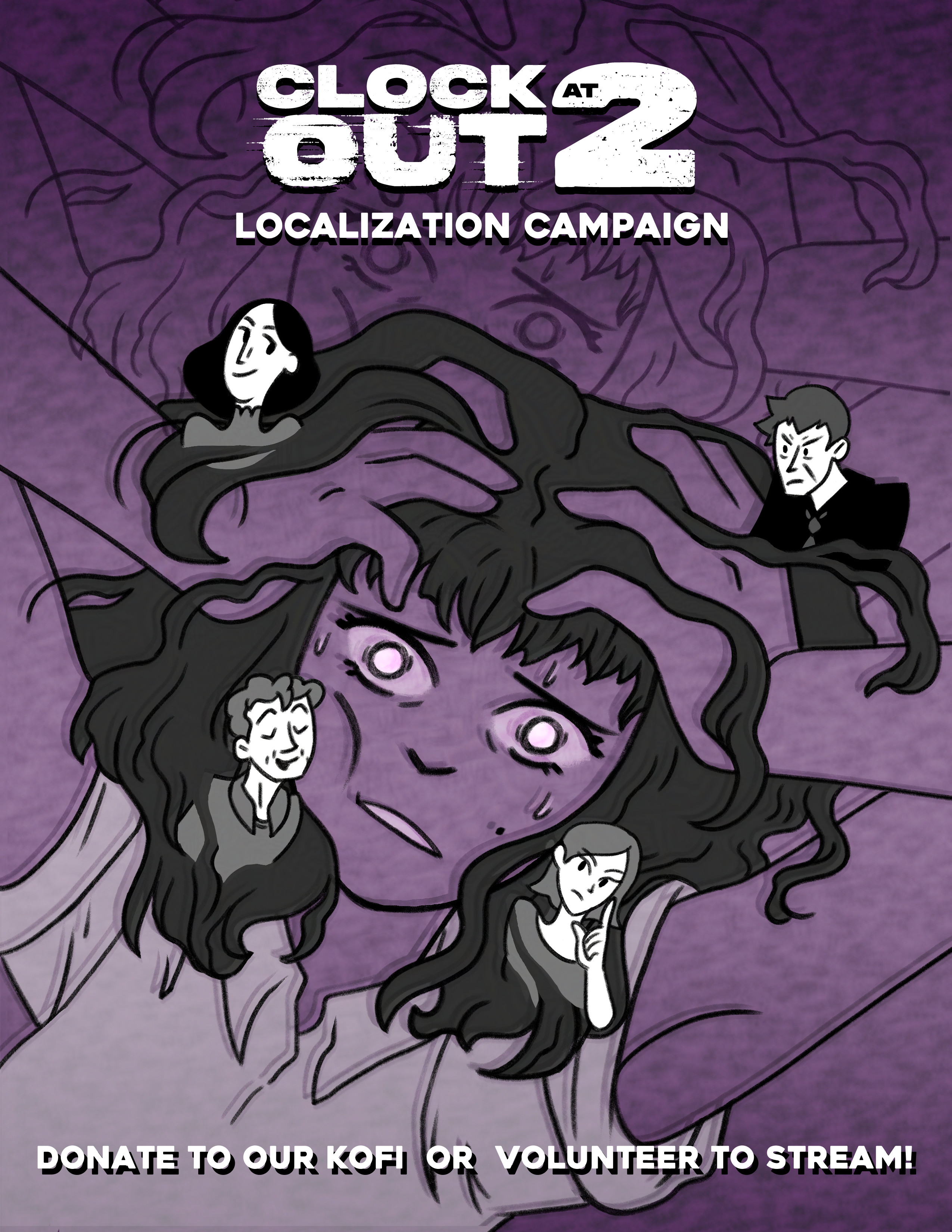 Poster I was asked to make to promote our Localization Campaign efforts to translate our game to Japanese. 