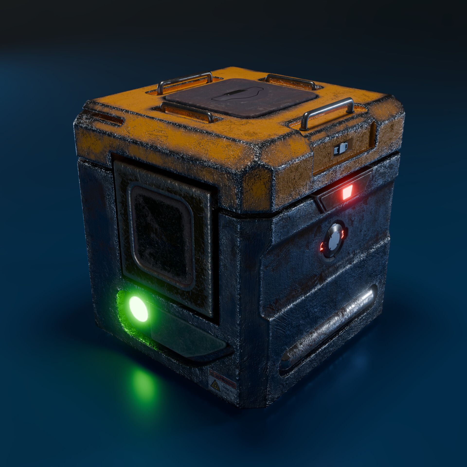 ArtStation - Sci Fi Energy Box
