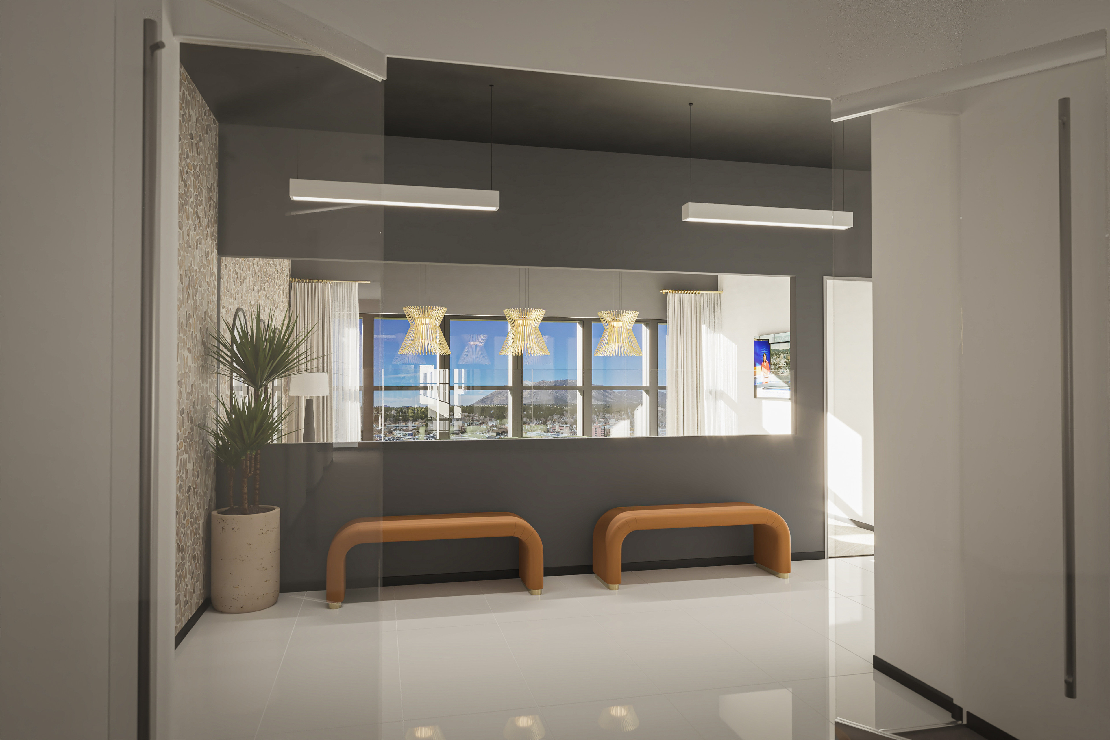 Lobby to Office Space