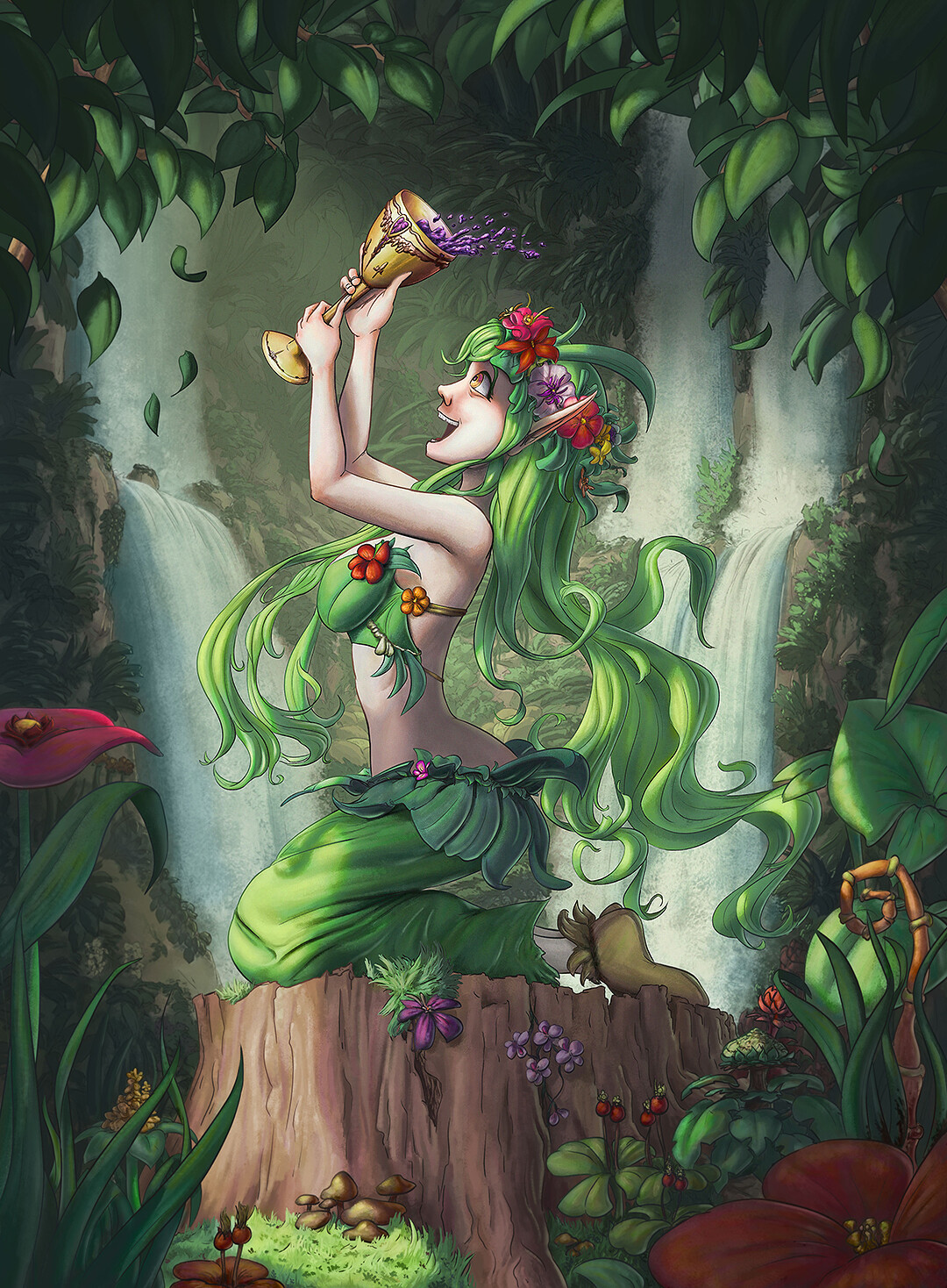 Final picture ! Thanks to the digitalpainting.school instructors who helped me to achieve this nice result :)