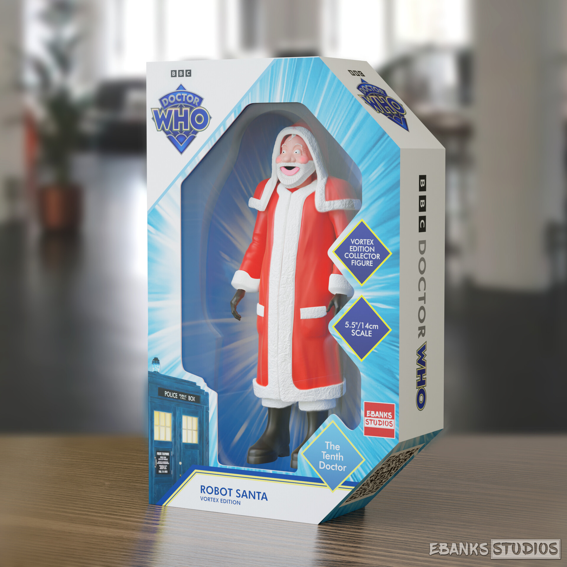 ArtStation Robot Santa Custom Doctor Who Action Figure 3D Printed Kit