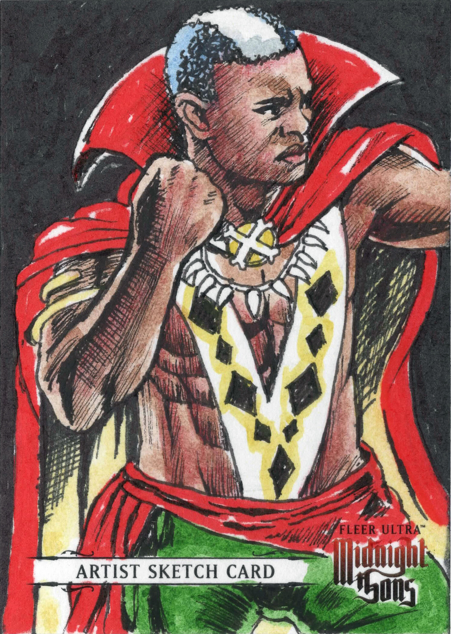 ArtStation - Ultra Fleer - MIDNIGHT SONS artist sketch card ArtStation - Ultra Fleer - MIDNIGHT SONS artist sketch card