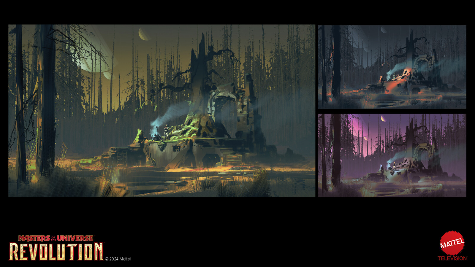 The Fright Zone Color sketches