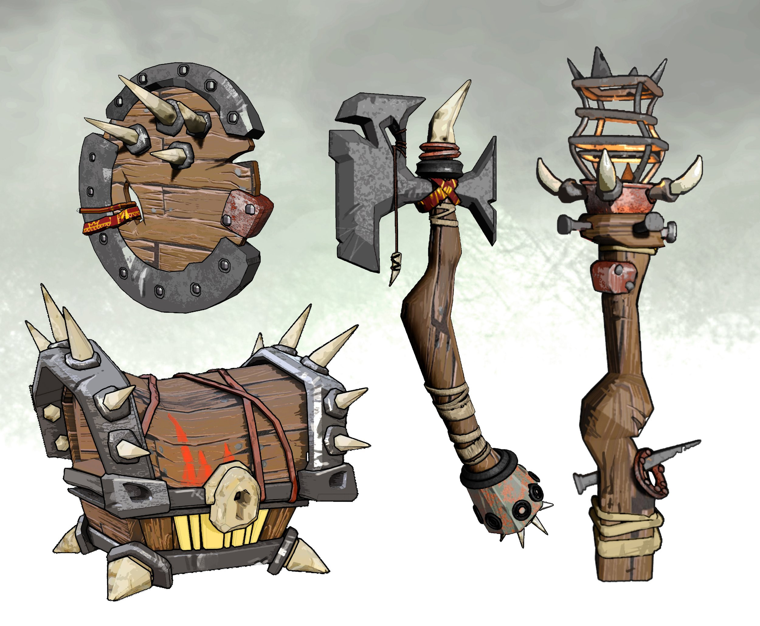 Leviaman props