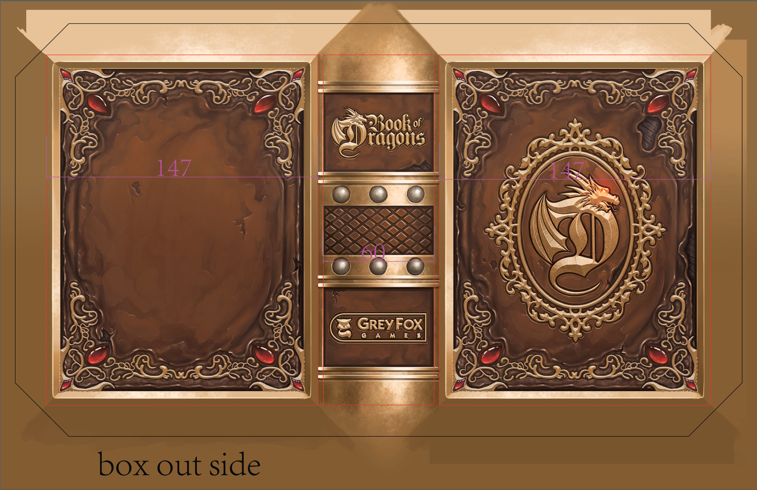 Book of Dragons box illustration