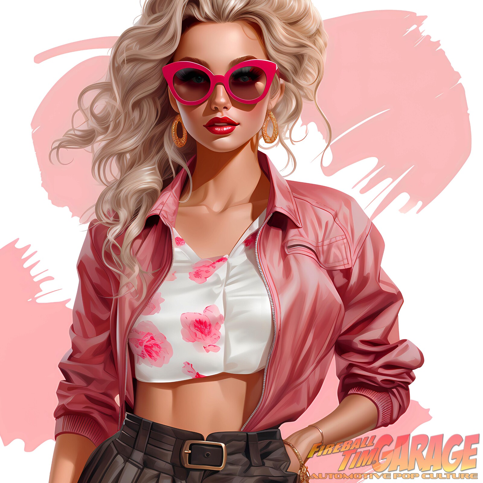 Pinup Art NIKKI 85 by Fireball Tim